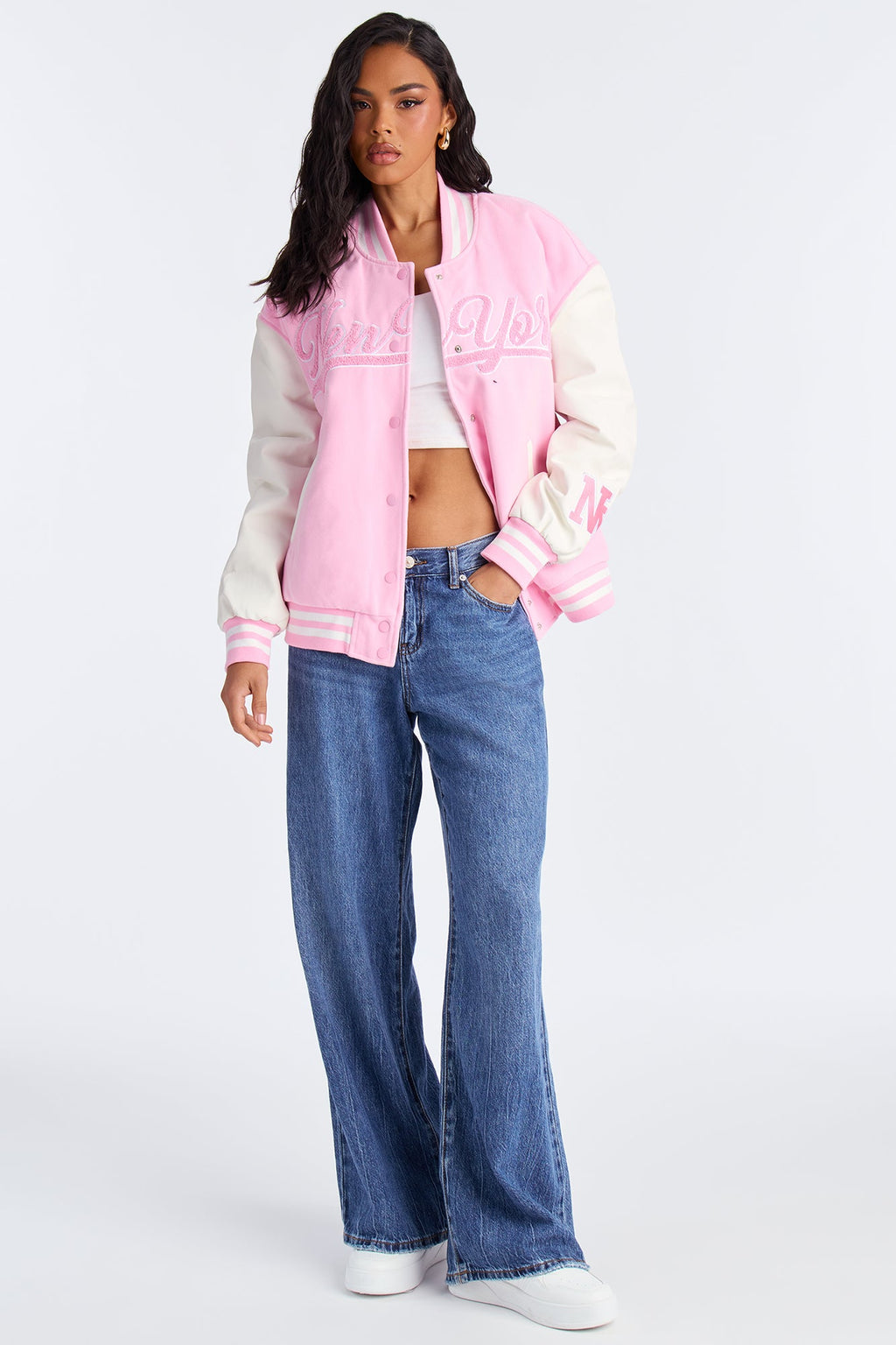 New York Pride Bomber Jacket - Pink/combo 