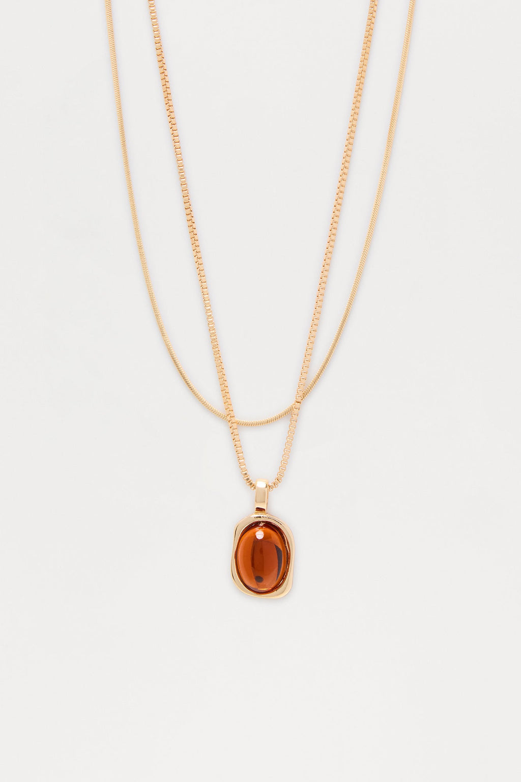 Spot Of Serenity Layered Necklace - Gold
