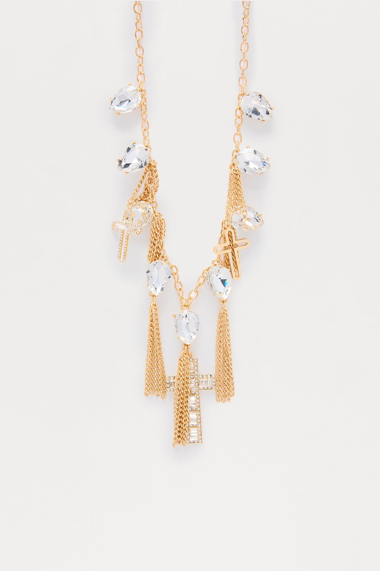 Sacred Threads Charm Necklace - Gold