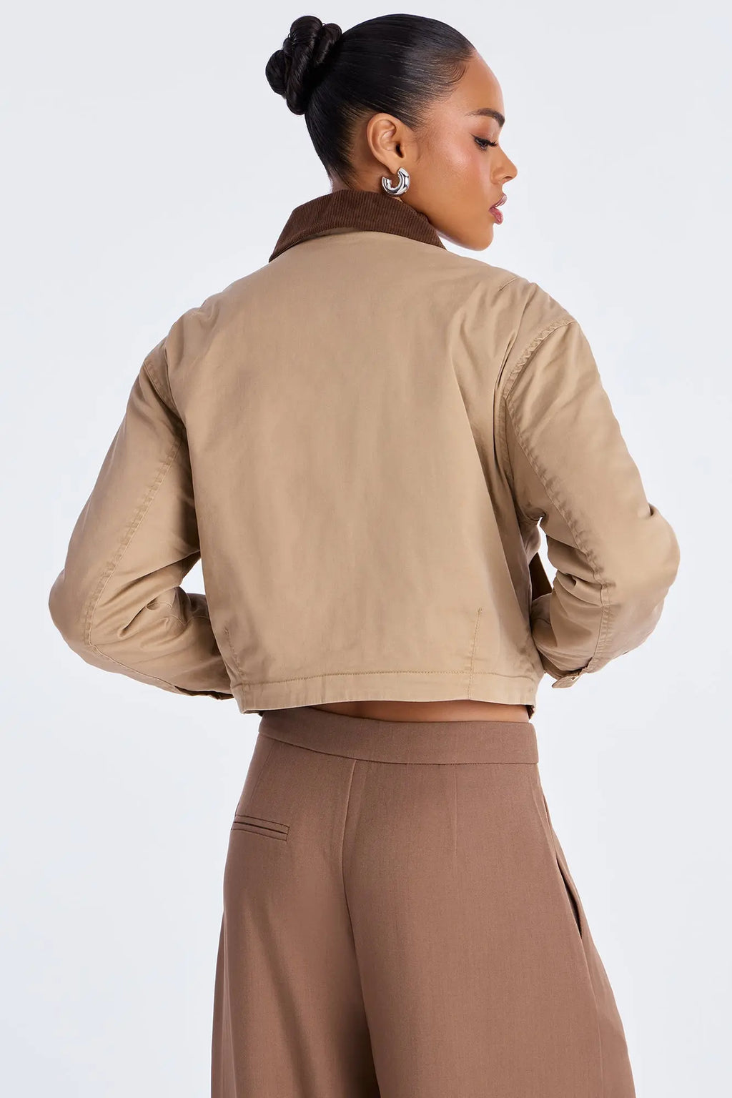 Urban Legend Twill Trucker Jacket - Taupe 