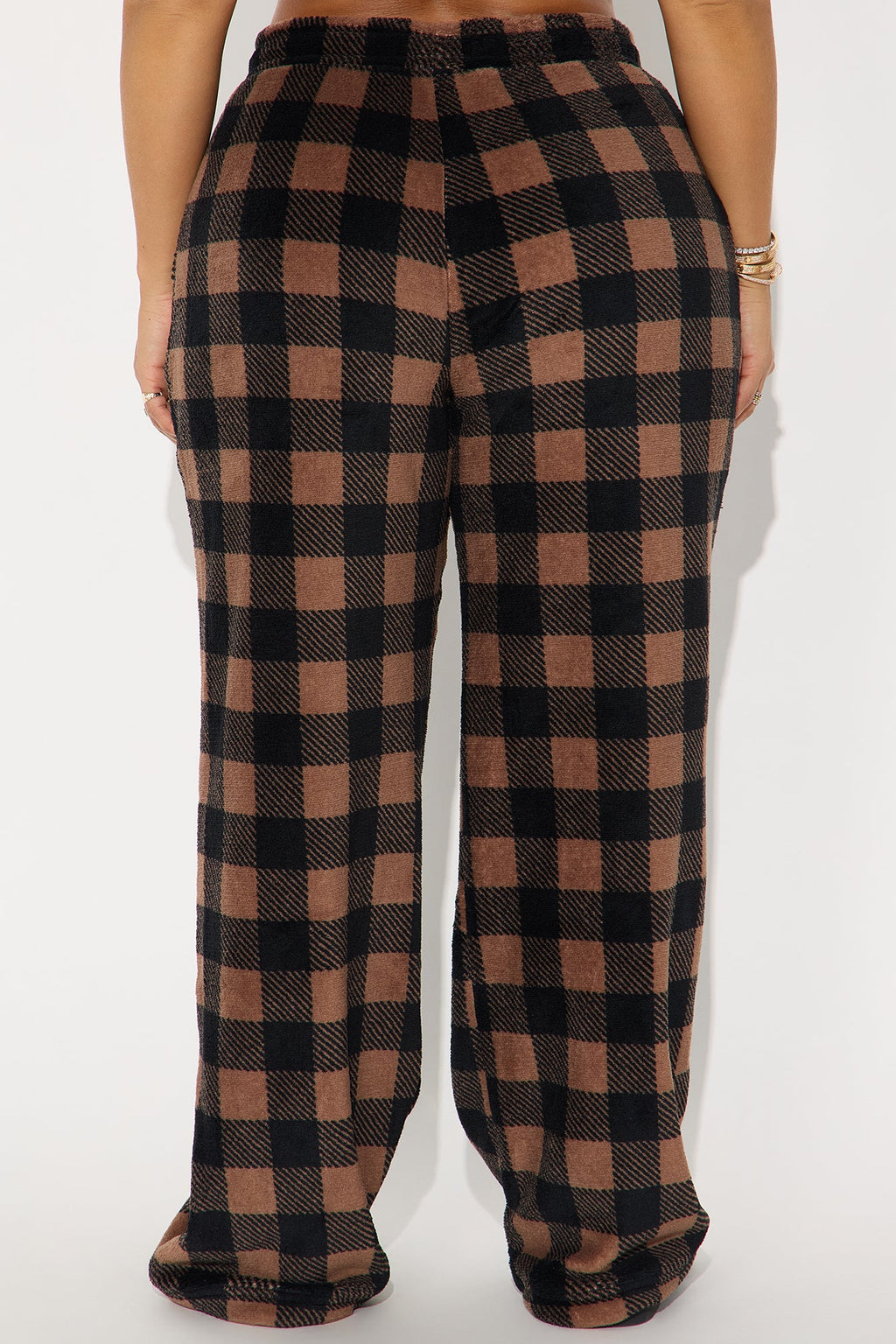 Always Cozy Plush PJ Pants - Brown