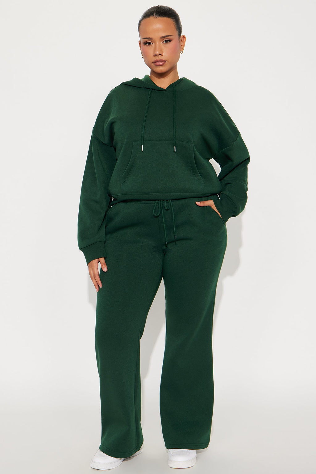Candice Petite Lounge Flare Pant - Hunter