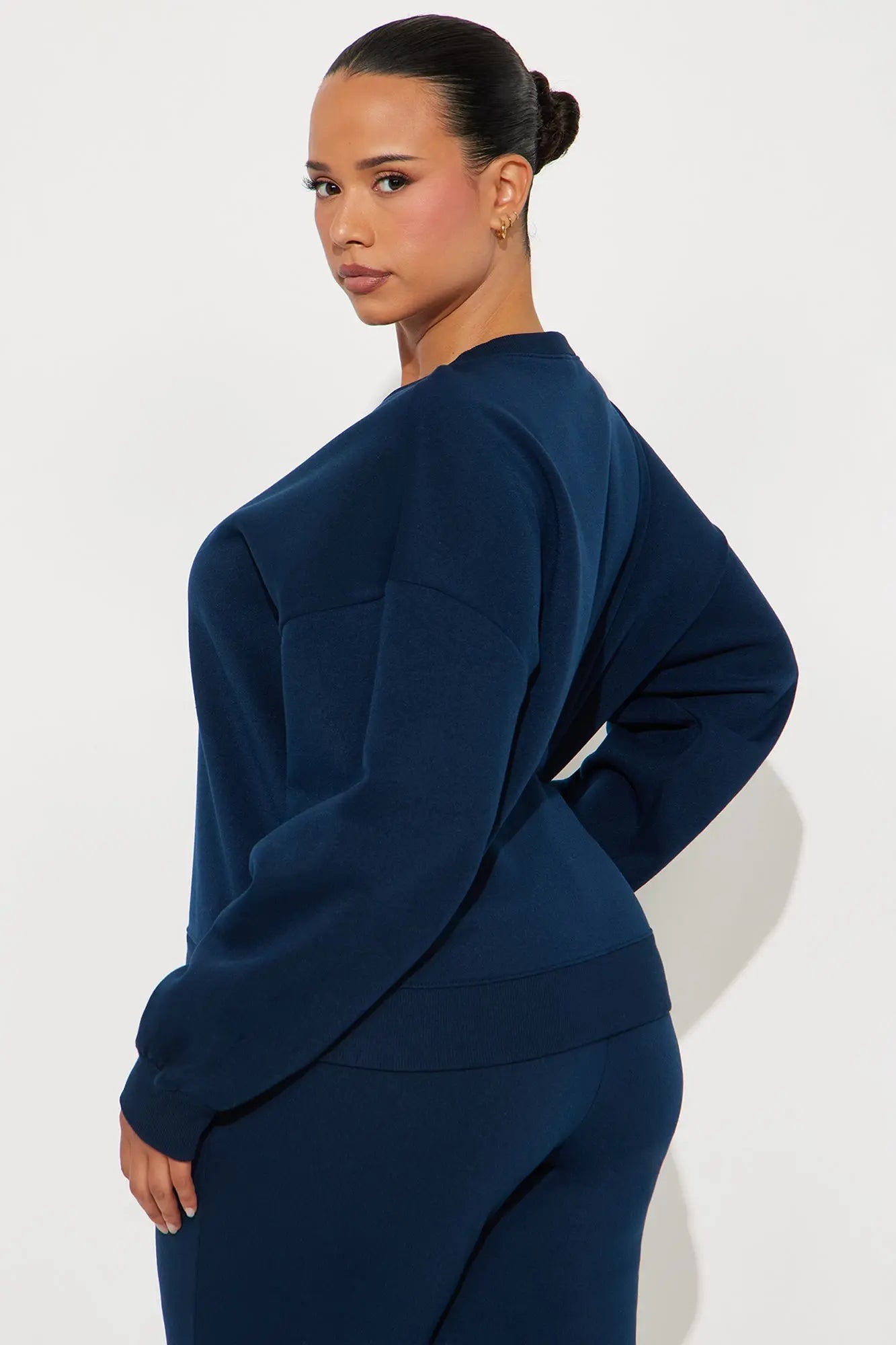 Candice Lounge Crew Neck - Navy 