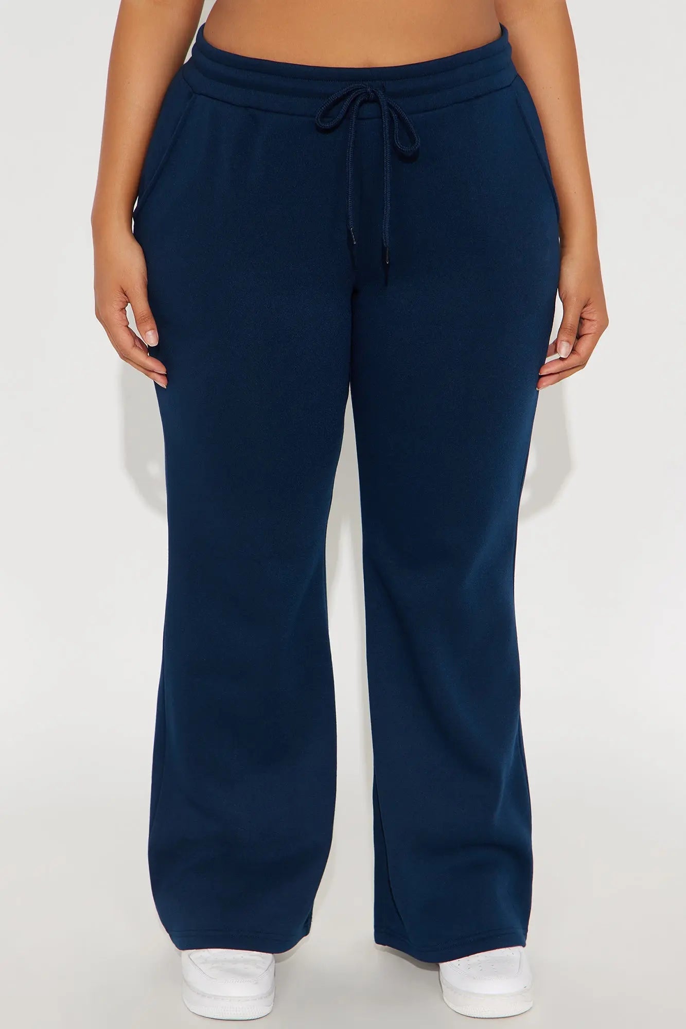 Candice Petite Lounge Flare Pant - Navy 