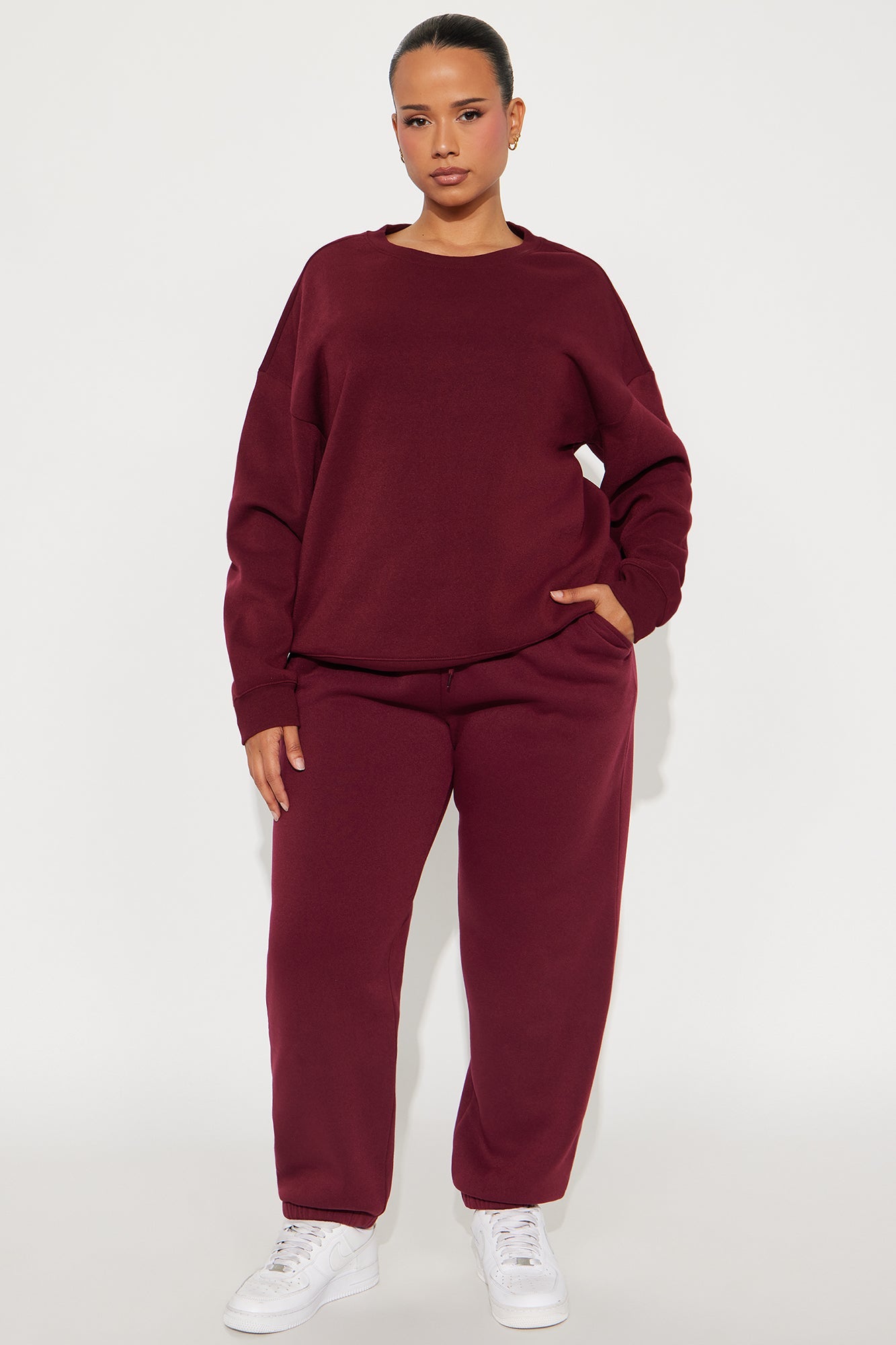 Candice Jogger - Burgundy