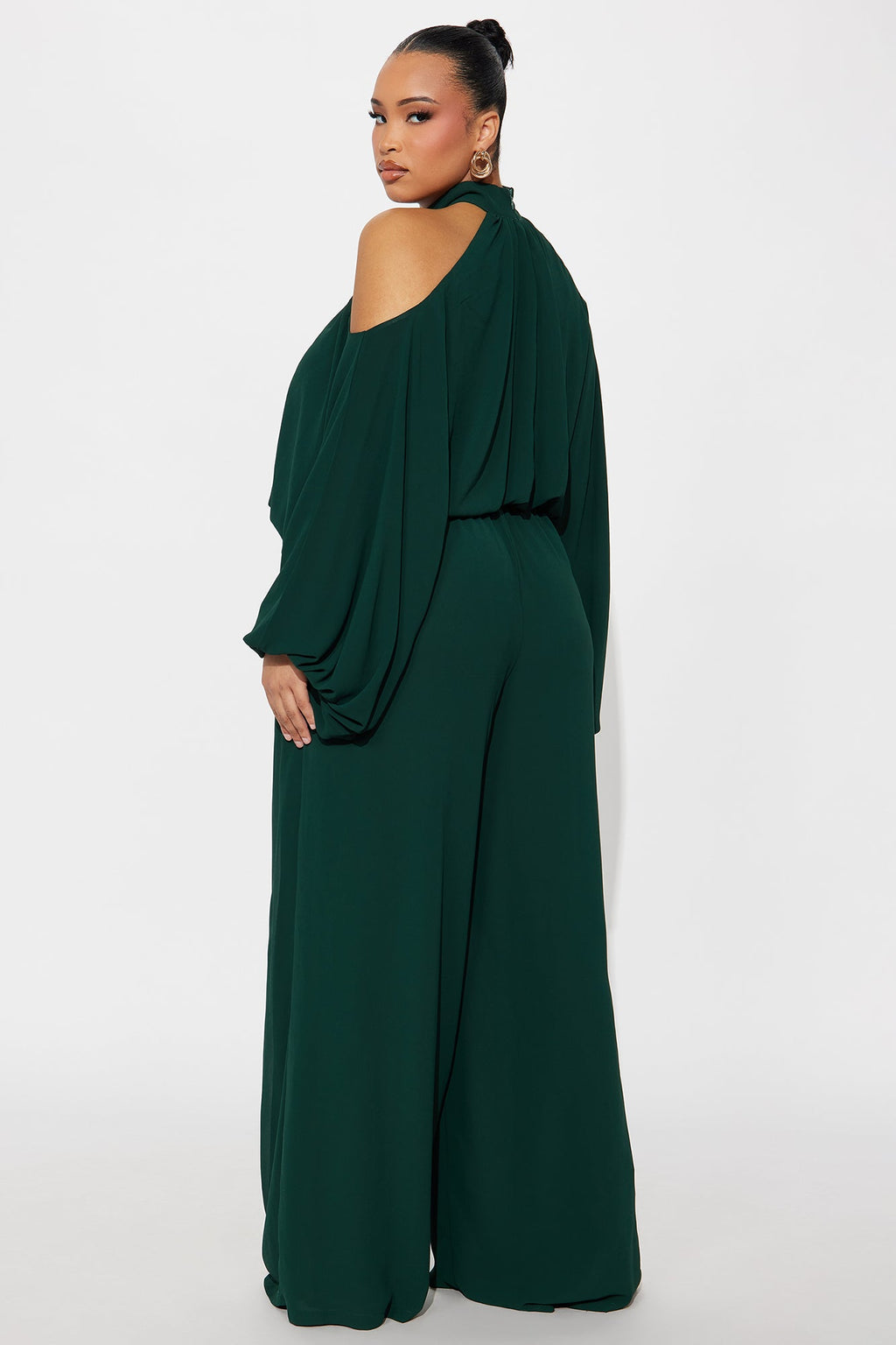 Dream Of Me Chiffon Pant Set - Hunter 