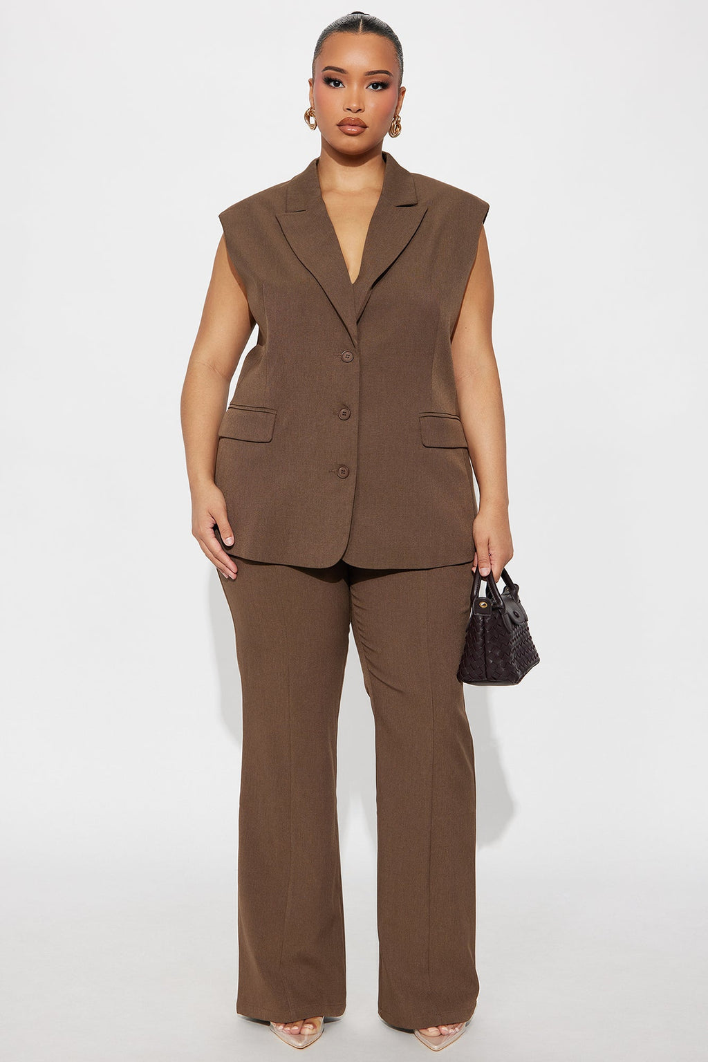 Minimal Effort Trouser Pant 33″ - Brown 