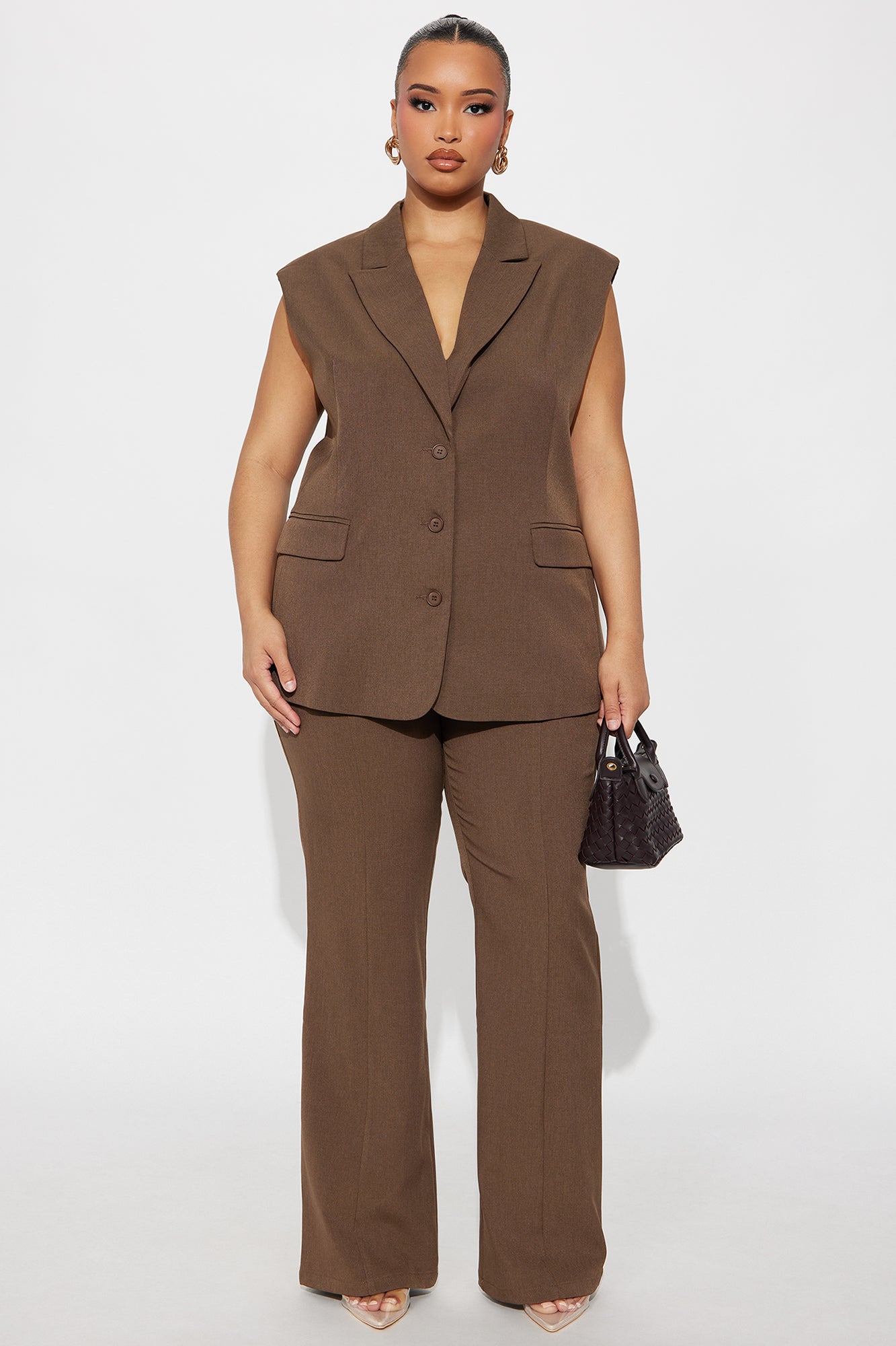 Minimal Effort Trouser Pant 33″ - Brown 