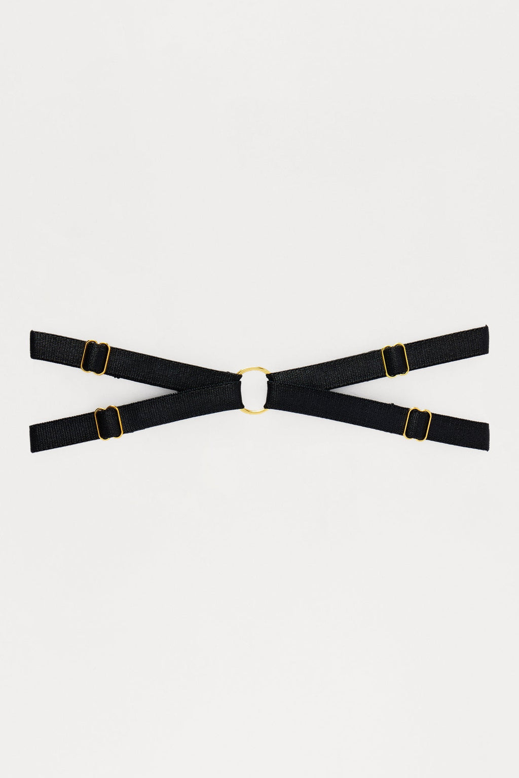 Late Nights Elastic Fabric Choker Necklace - Black