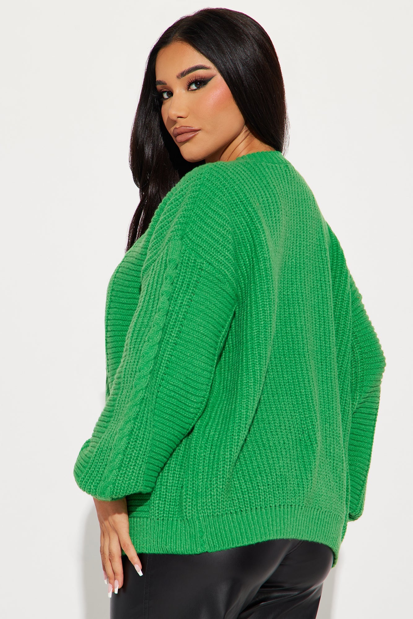 Couch Convo Cardigan - Green