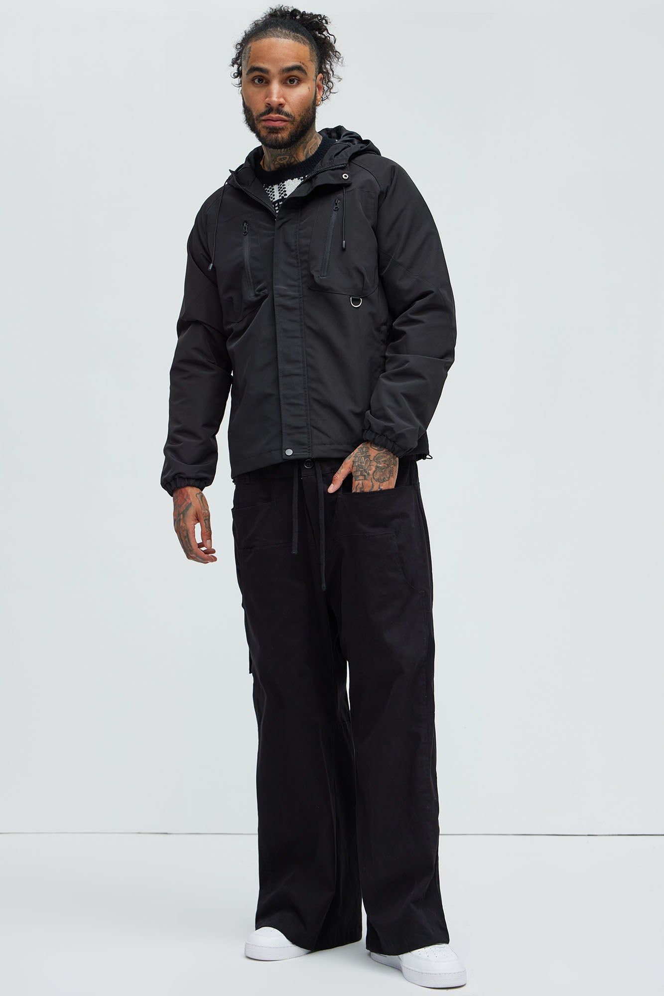 Go Wild Lightweight Anorak Jacket - Black