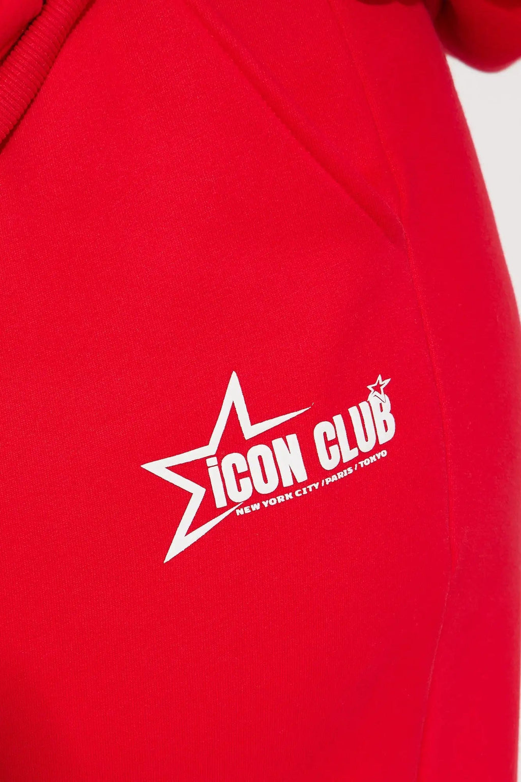 Iconic Club Fleece Pant Set - Red 