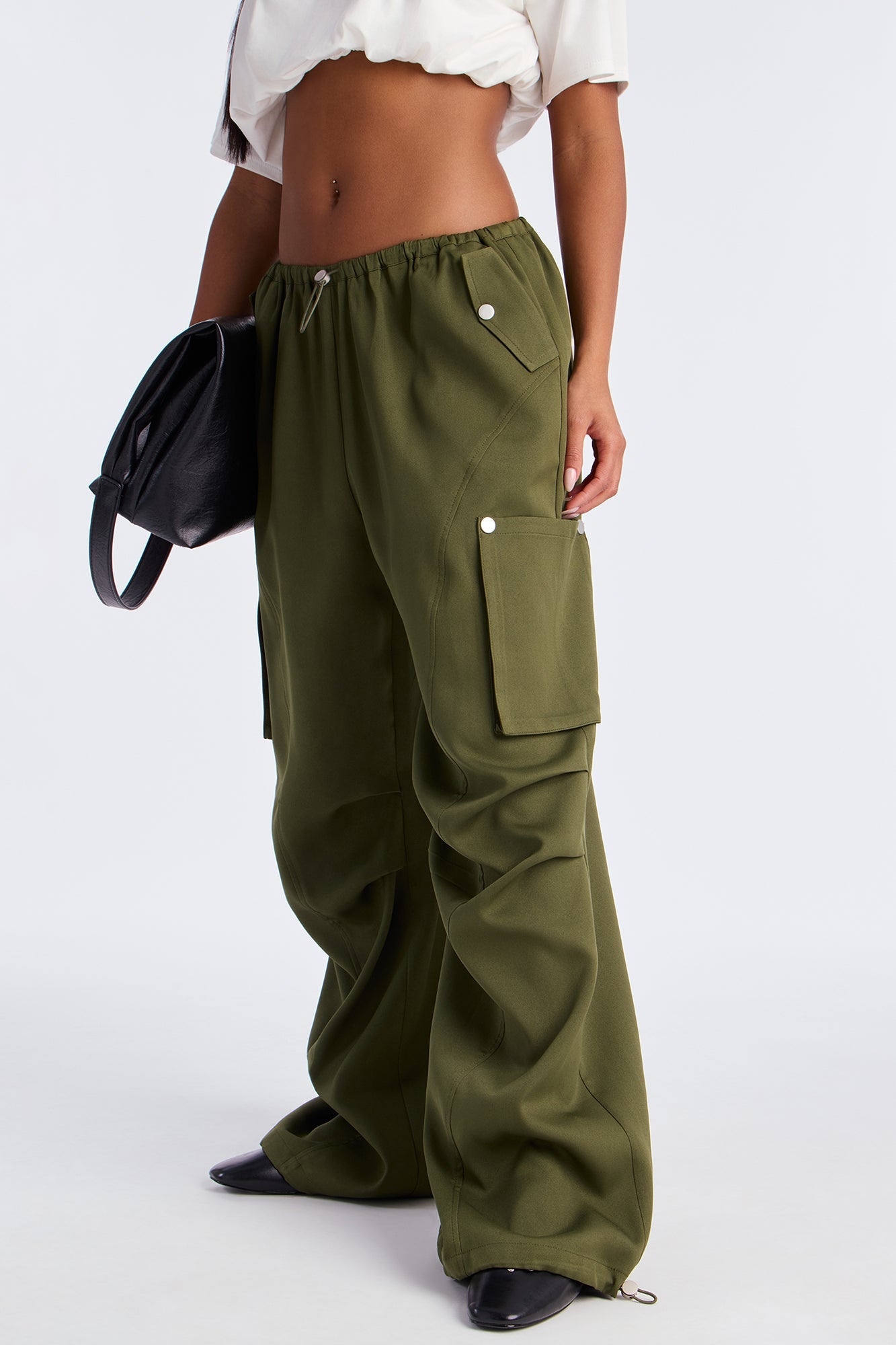 Gone Rogue Twill Stretch Jogger Cargo Pant 31 - Olive 