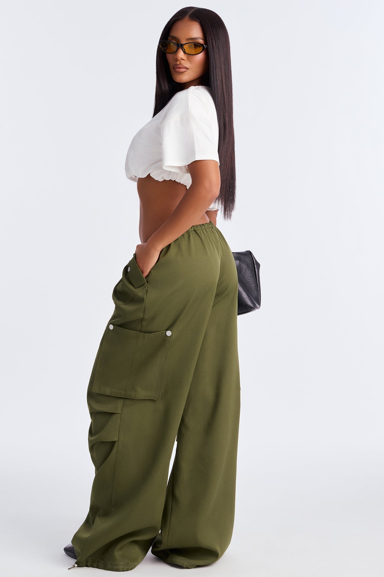 Gone Rogue Twill Stretch Jogger Cargo Pant 31 - Olive 