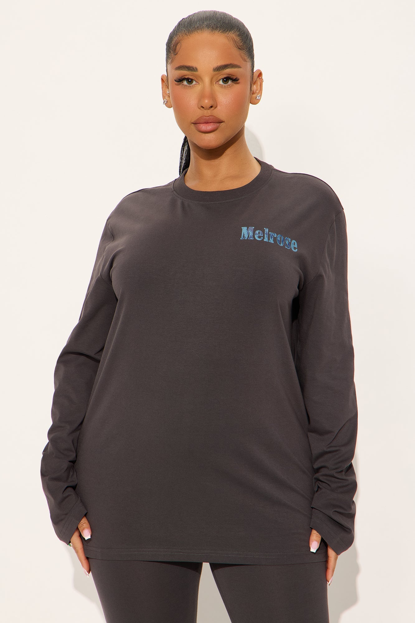 Melrose Chill Legging Set - Charcoal