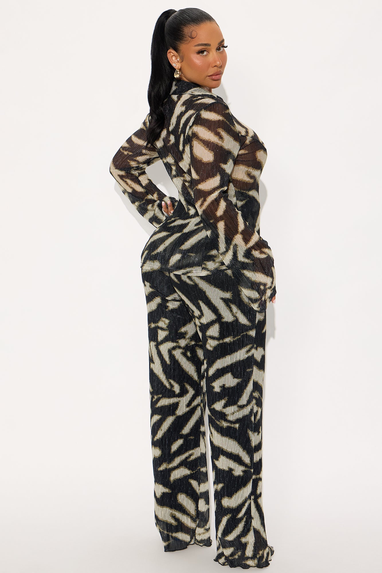 Noelle Pant Set - Black/combo