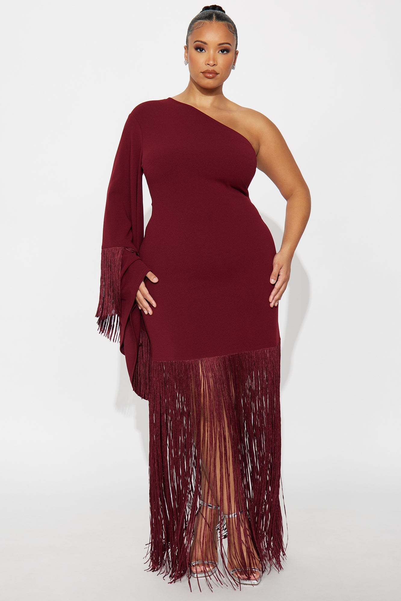 Dare And Swear Maxi Dress - Burgundy 