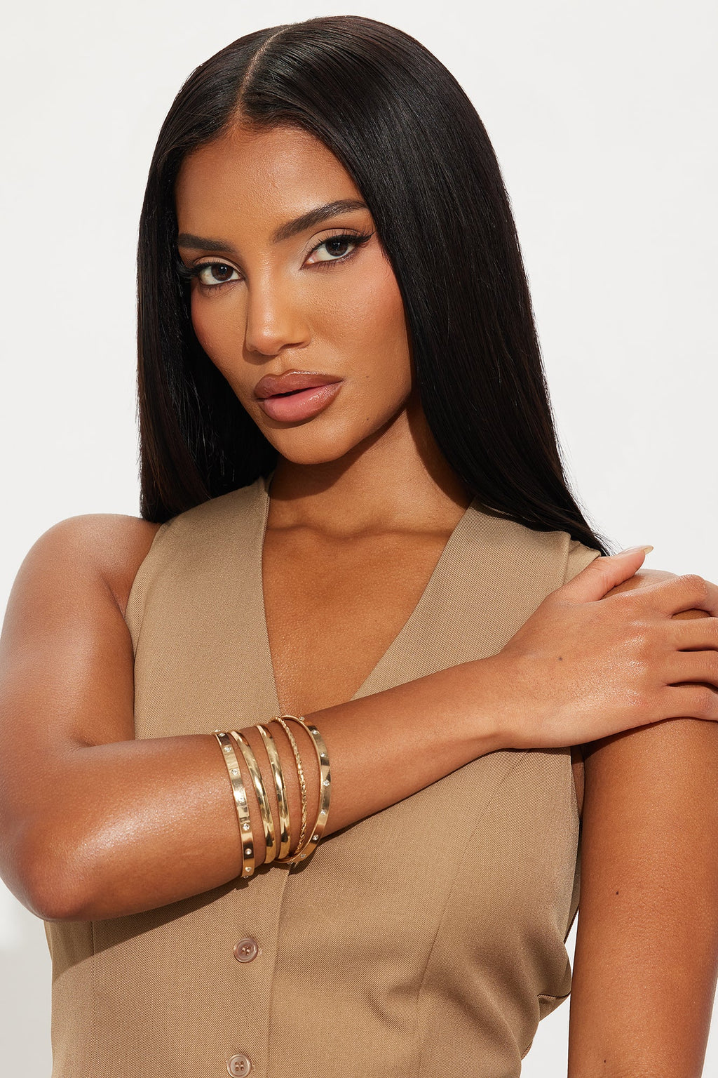 Keep It Classic 5 Piece Bangle Set - Gold