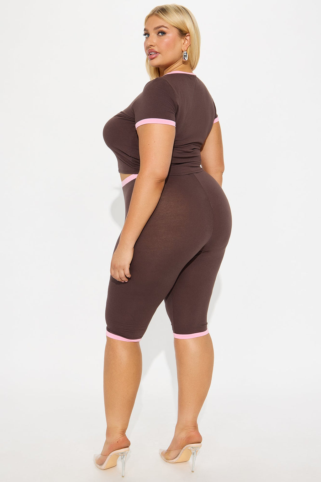 Los Angeles 97' Capri Set - Chocolate
