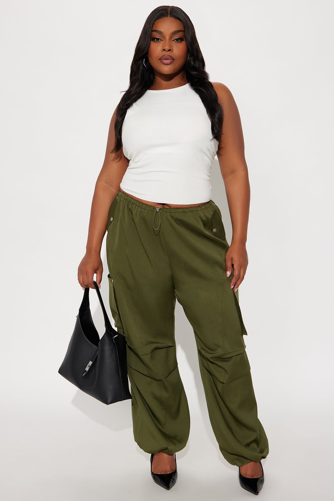 Gone Rogue Twill Stretch Jogger Cargo Pant 31 - Olive 