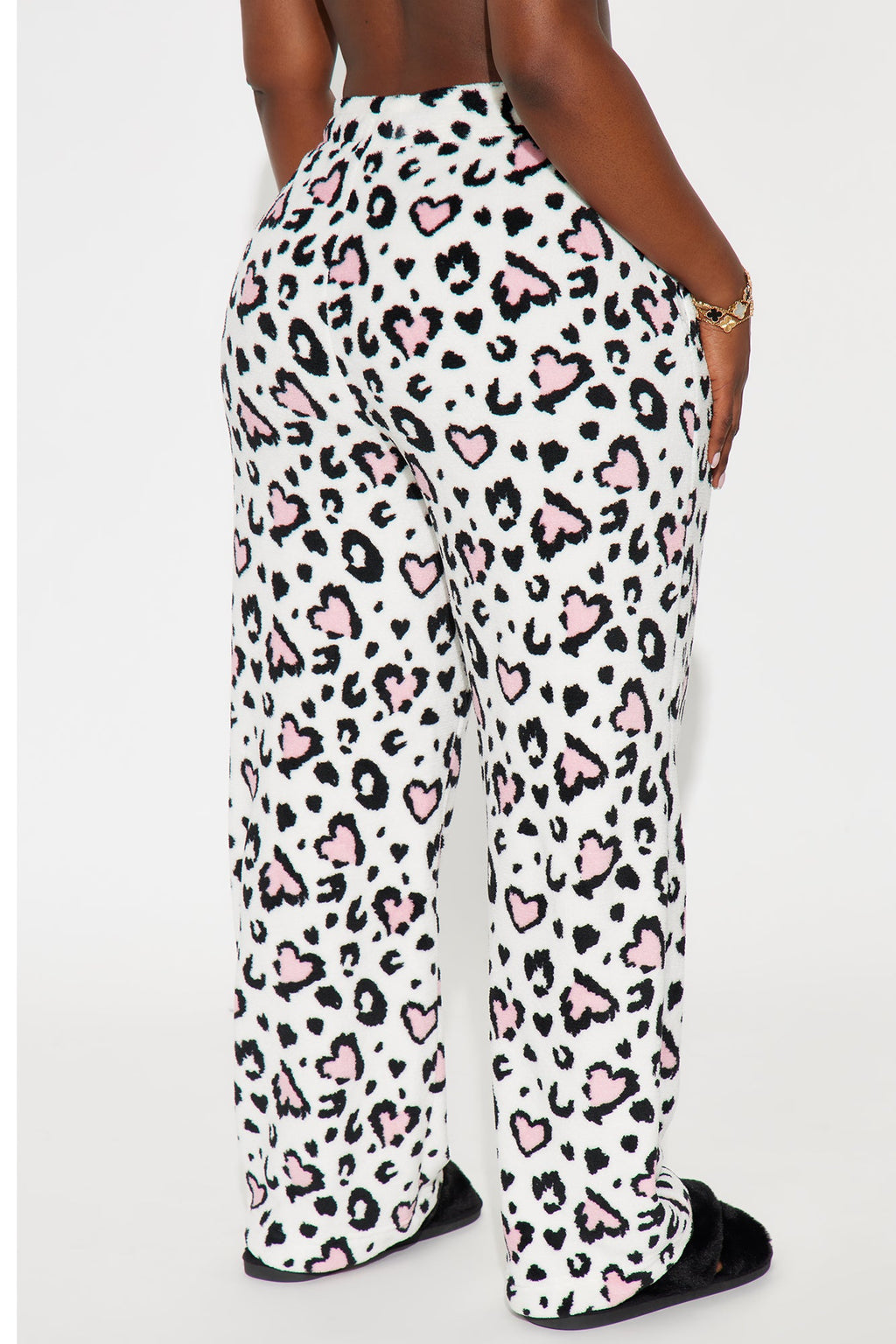 Wild At Heart Plush PJ Pants - Grey/combo