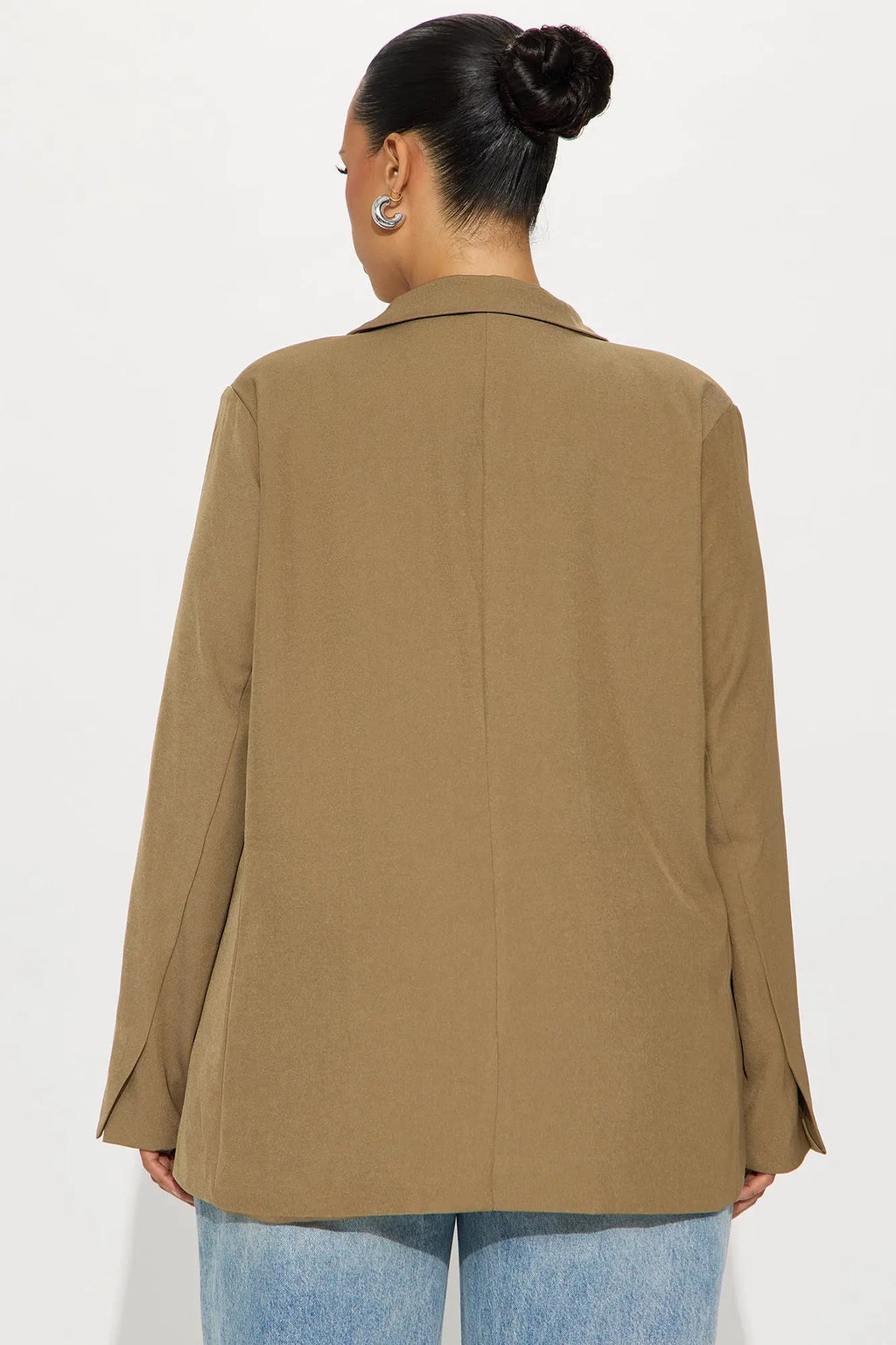 Beatrice Oversized Blazer - Olive 