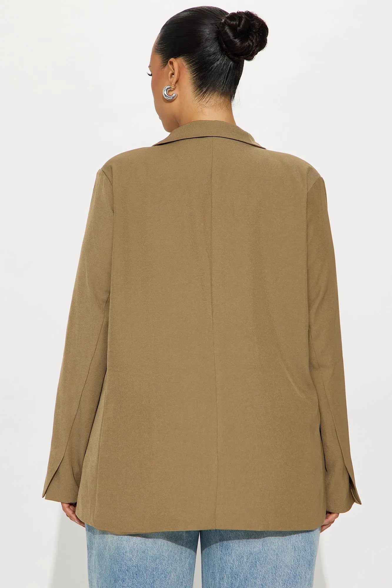 Beatrice Oversized Blazer - Olive 