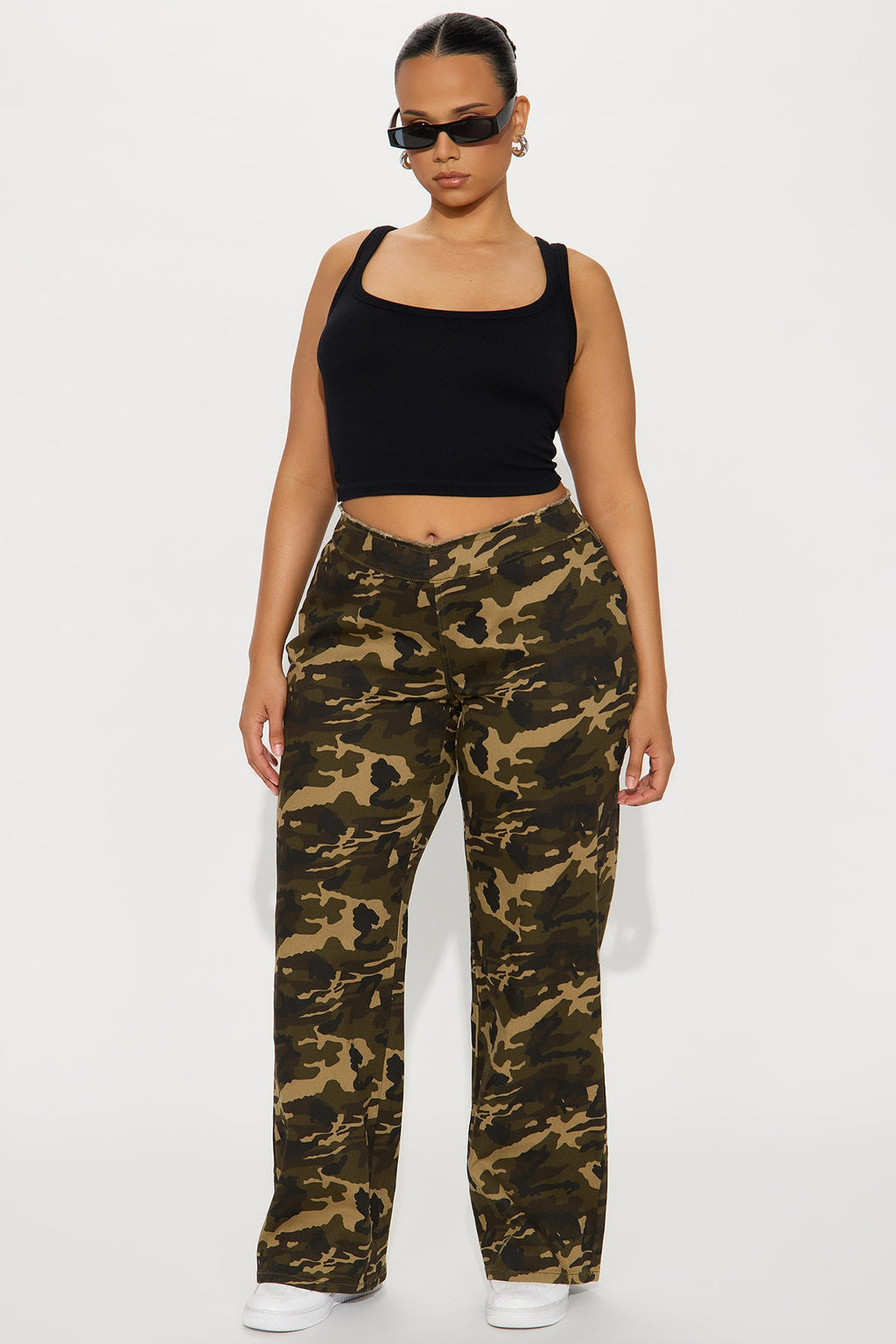 Weekly Hustle Camo Wide Leg Pant 32″ - Camouflage 