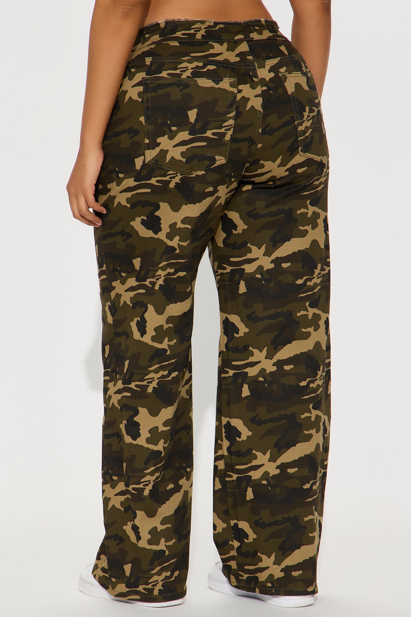 Weekly Hustle Camo Wide Leg Pant 32″ - Camouflage 