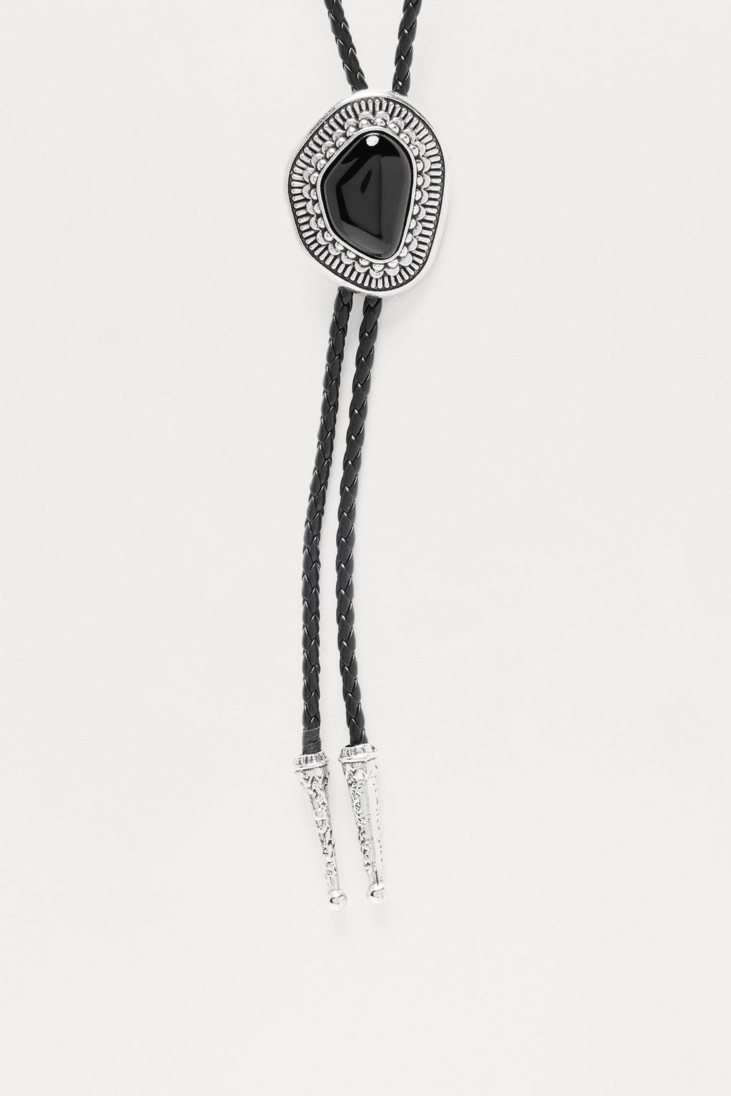 Western Smoke Show Bolero Necklace - Black