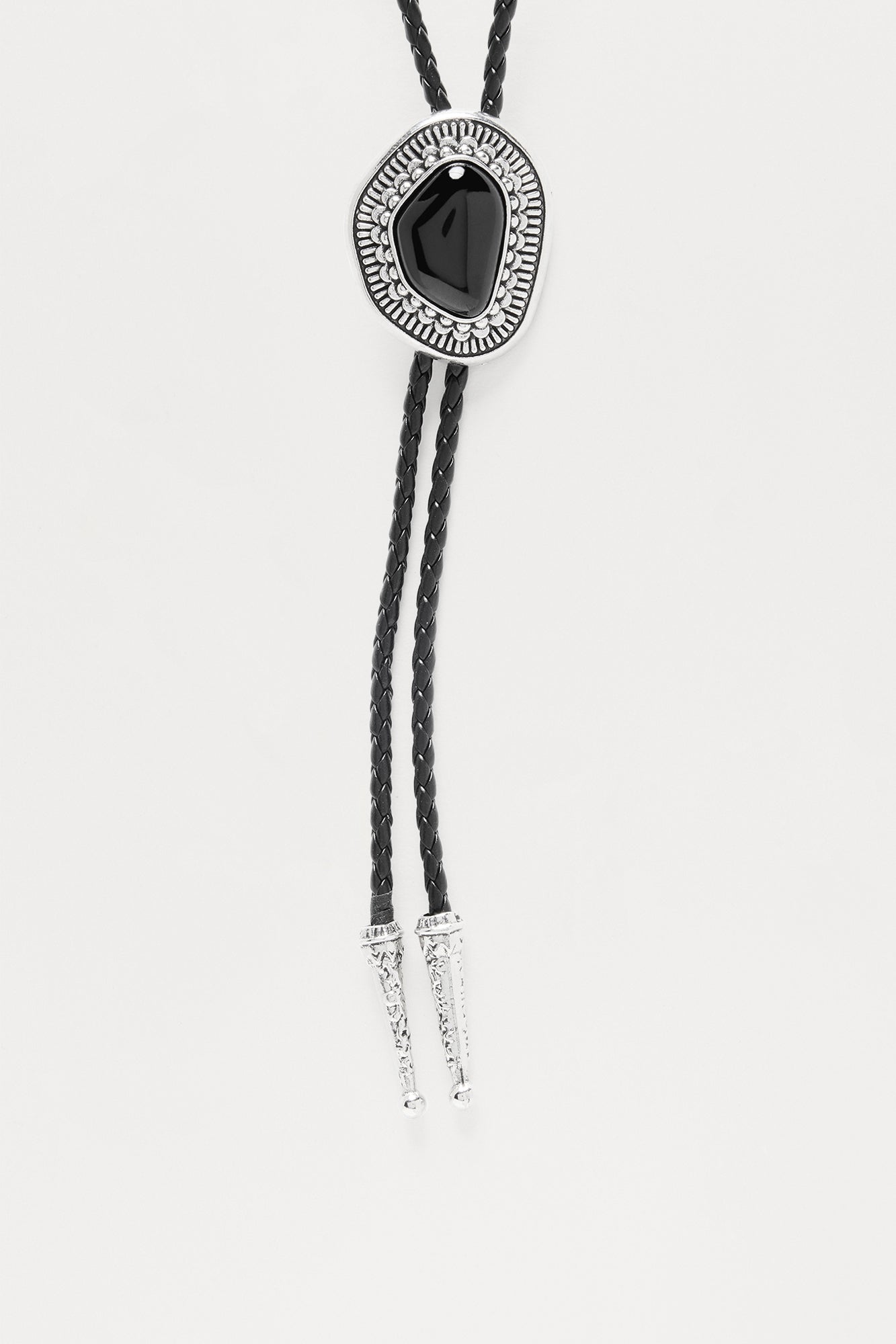 Western Smoke Show Bolero Necklace - Black