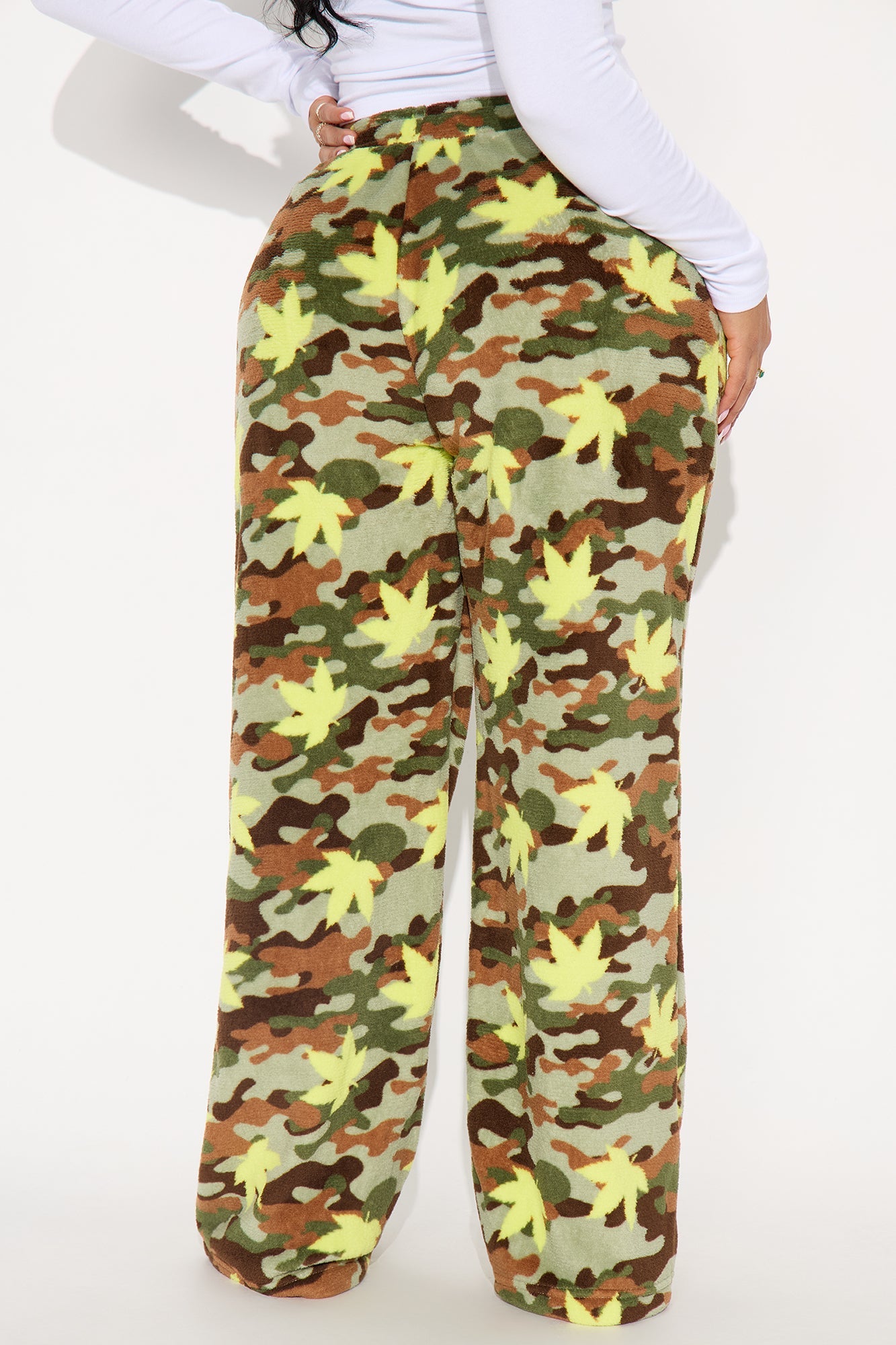Just Chill Plush PJ Pants - Olive