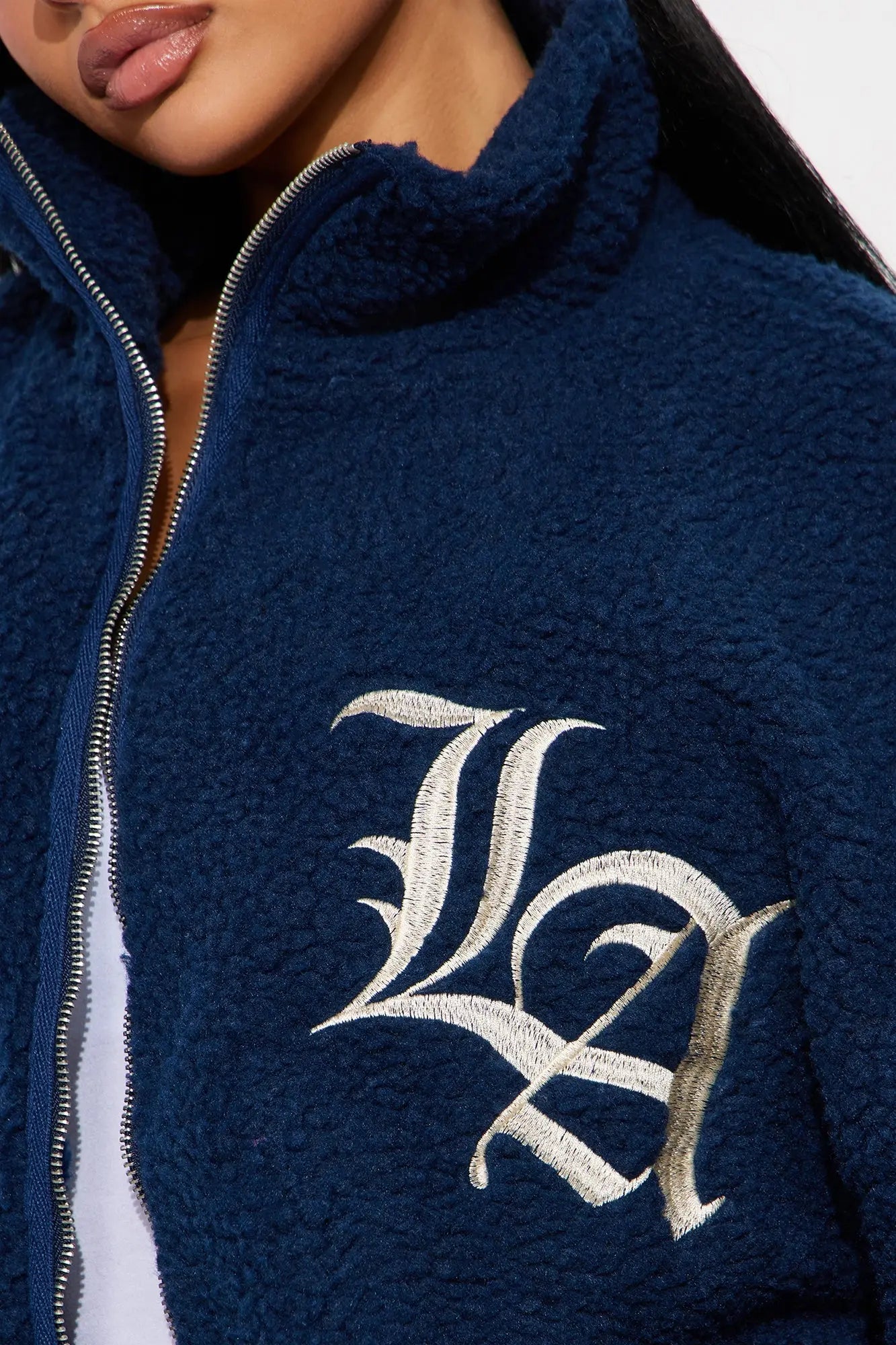 Los Angeles Worldwide Varsity Jacket - Blue 