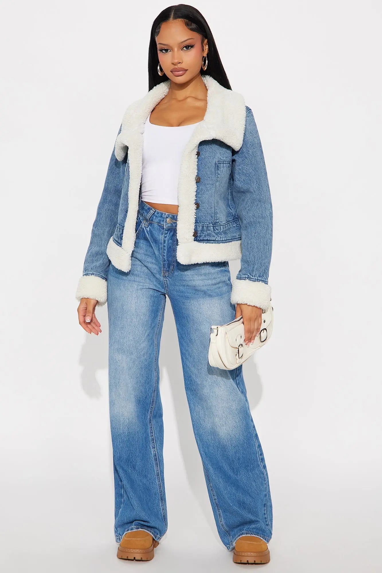 On Cloud Nine Denim Jacket - Light Wash 