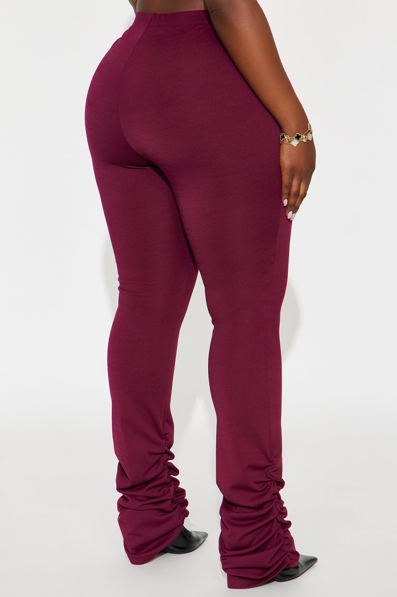 Love Galore Stacked Legging - Wine 