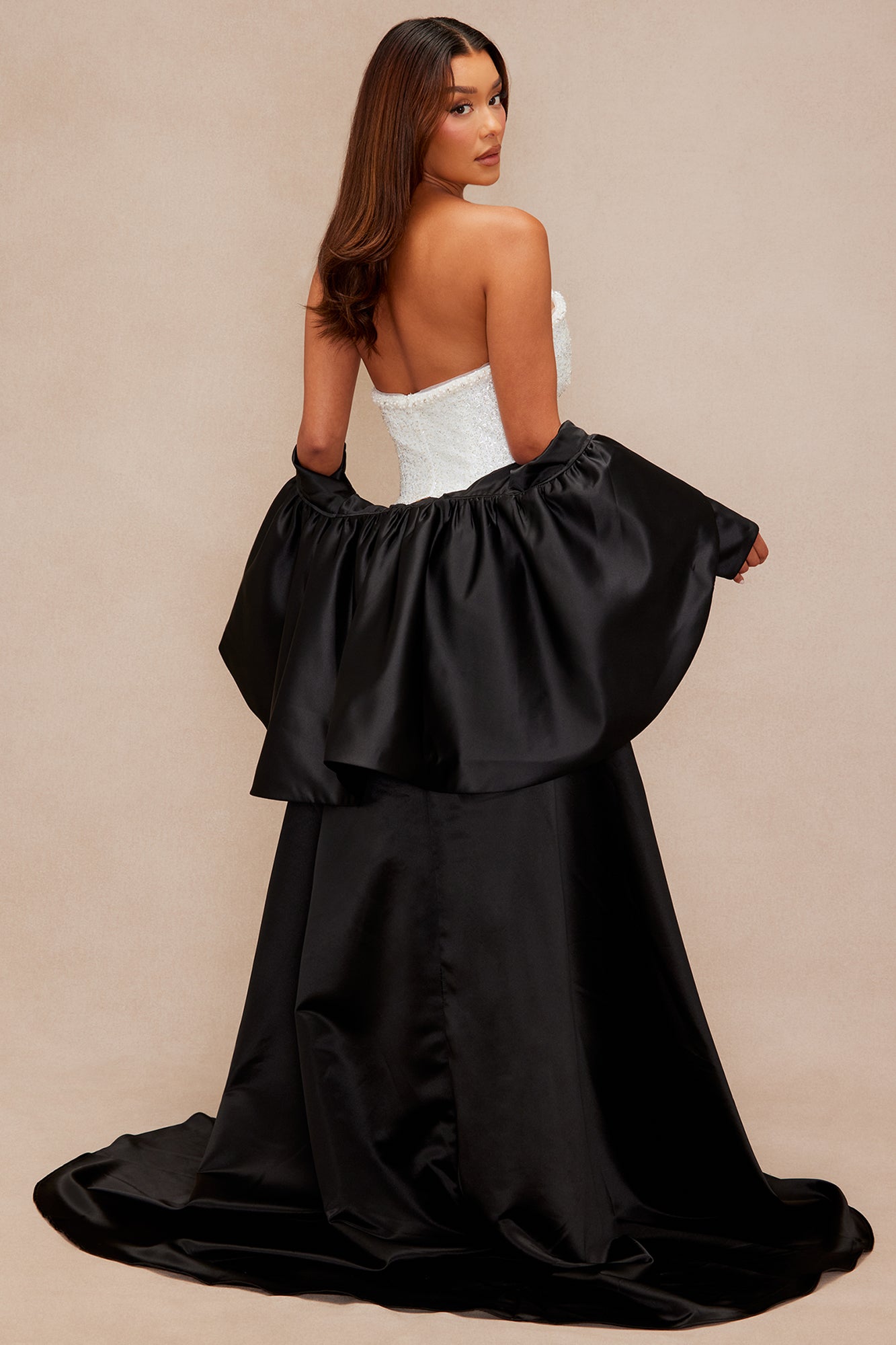 Full Of Glamour Embellished Gown - White 