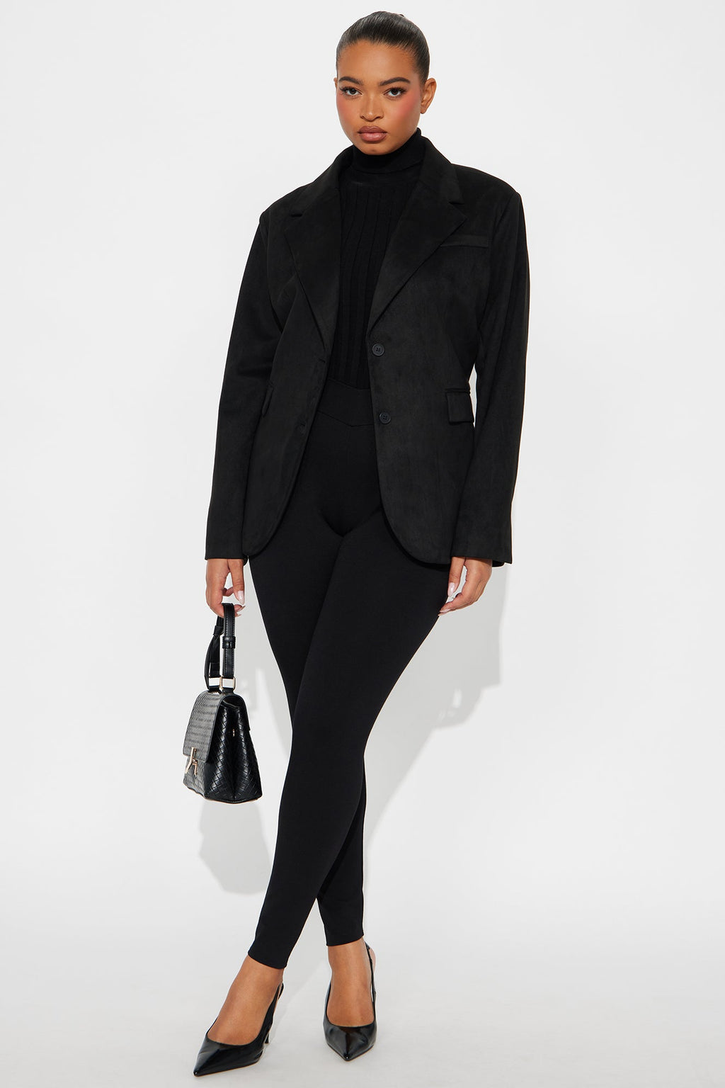 Jazlyn Oversized Blazer - Black 