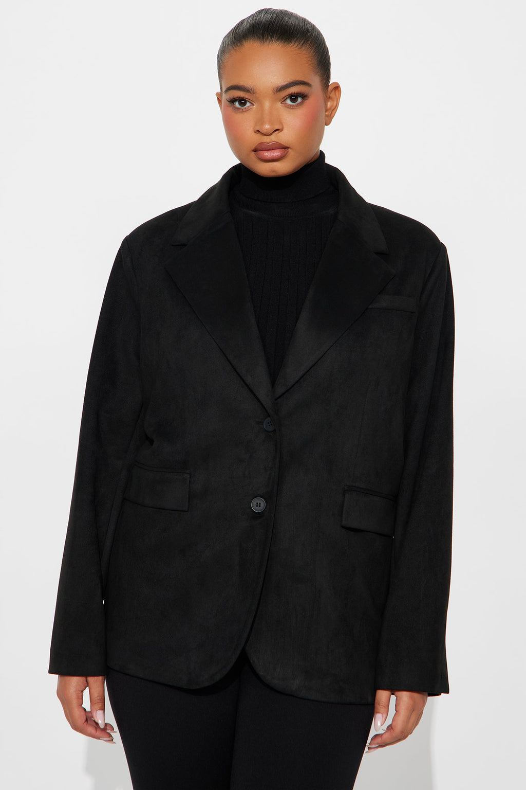 Jazlyn Oversized Blazer - Black 