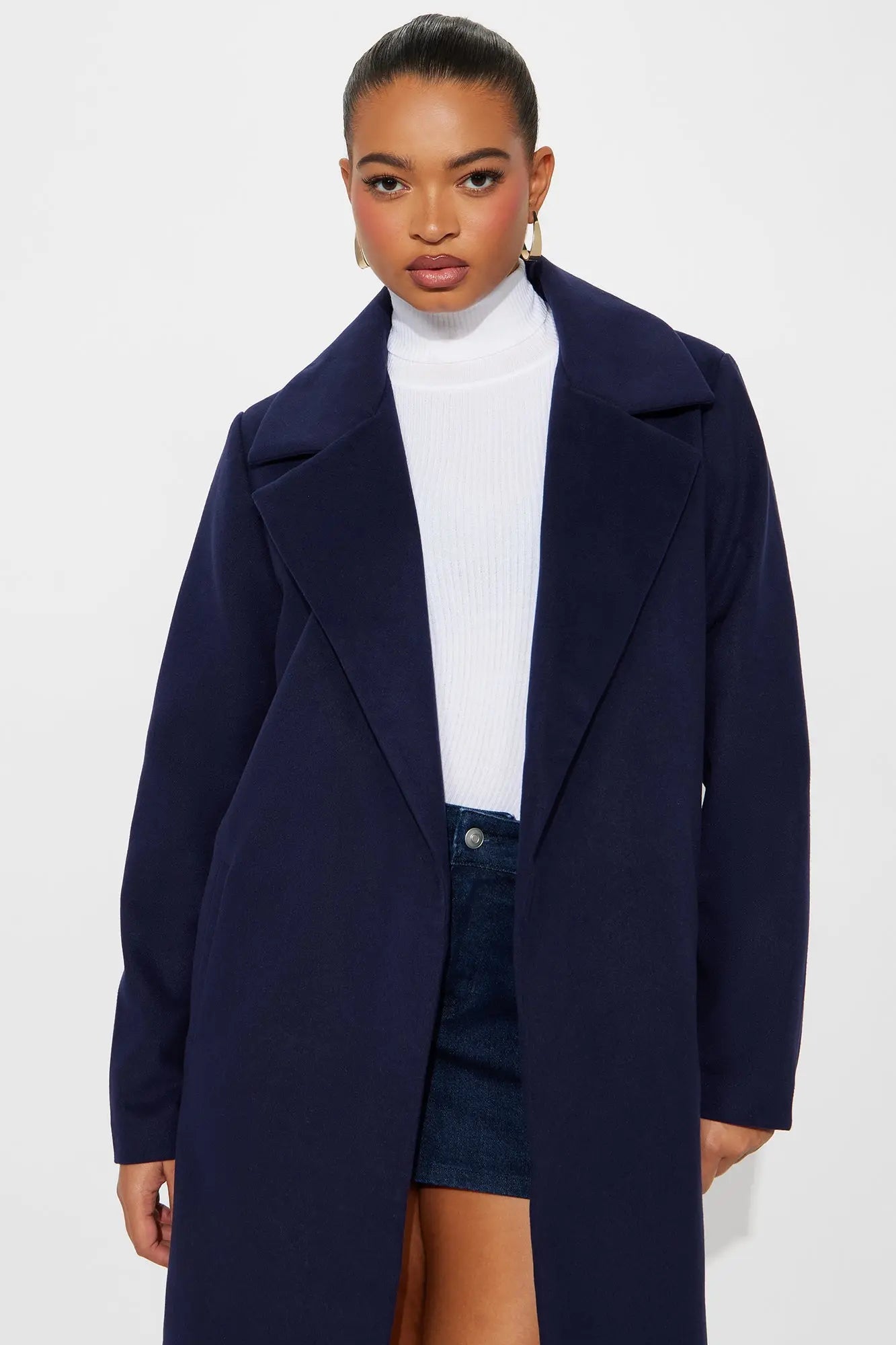Upper East Side Coat - Midnight Blue 
