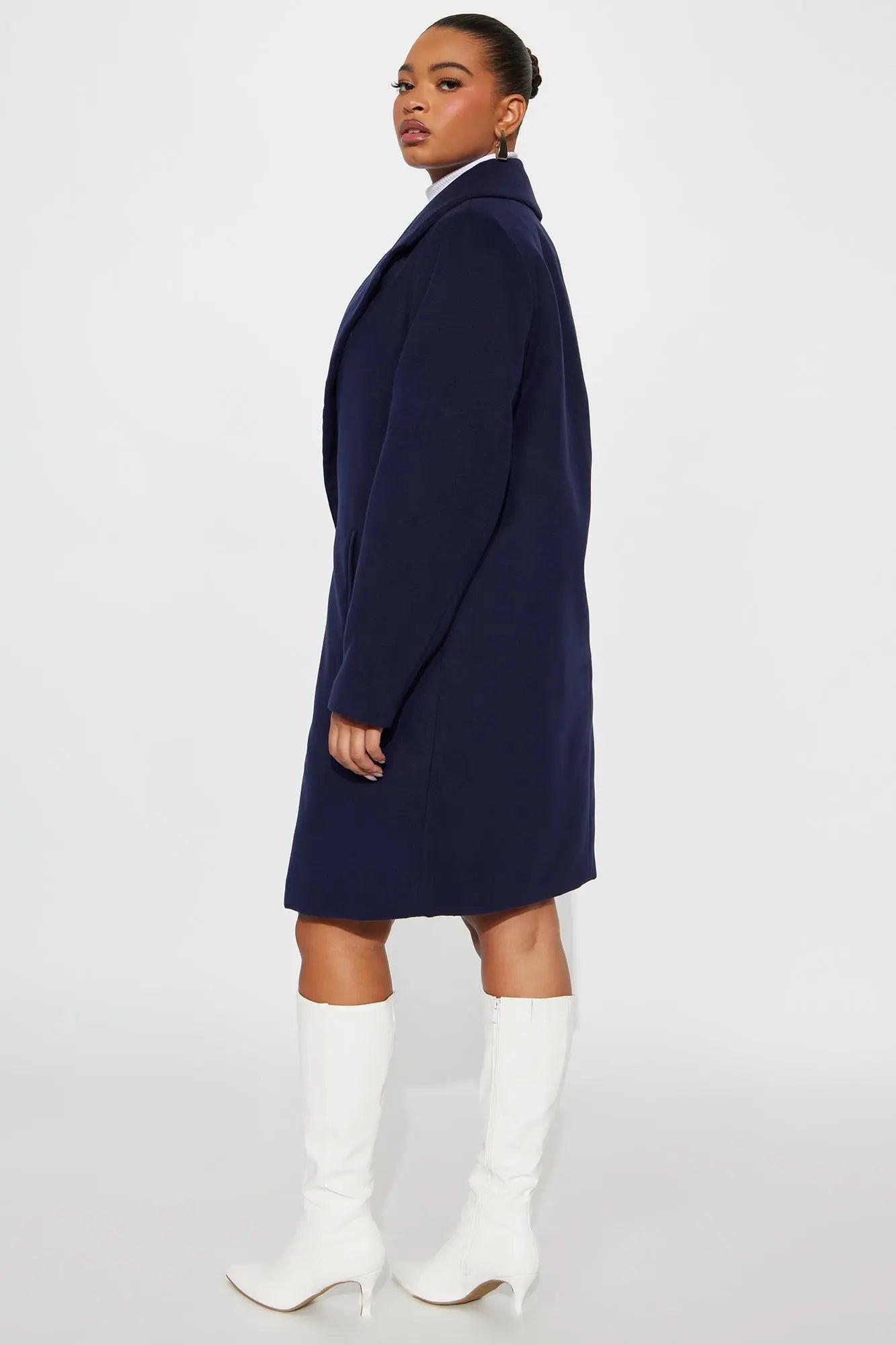 Upper East Side Coat - Midnight Blue 