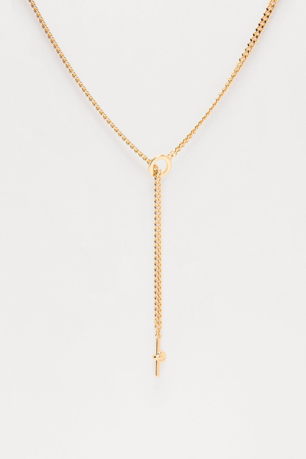 Up To You Lariat Necklace - Gold