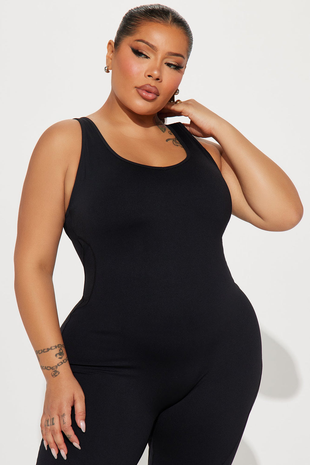 Let's Get It Active Jumpsuit - Black