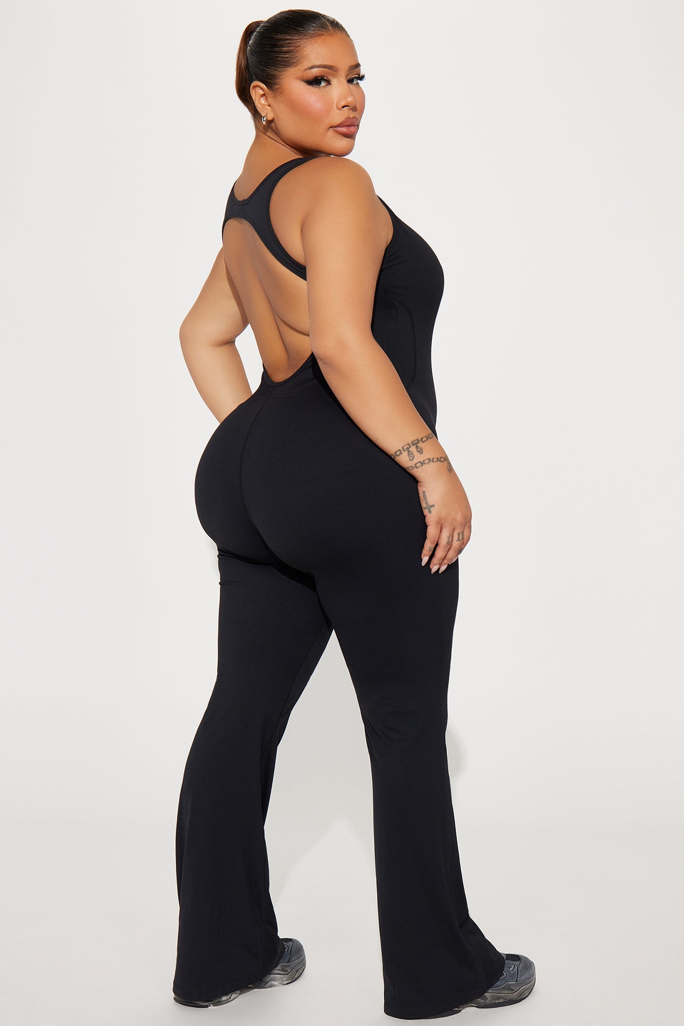 Let's Get It Active Jumpsuit - Black