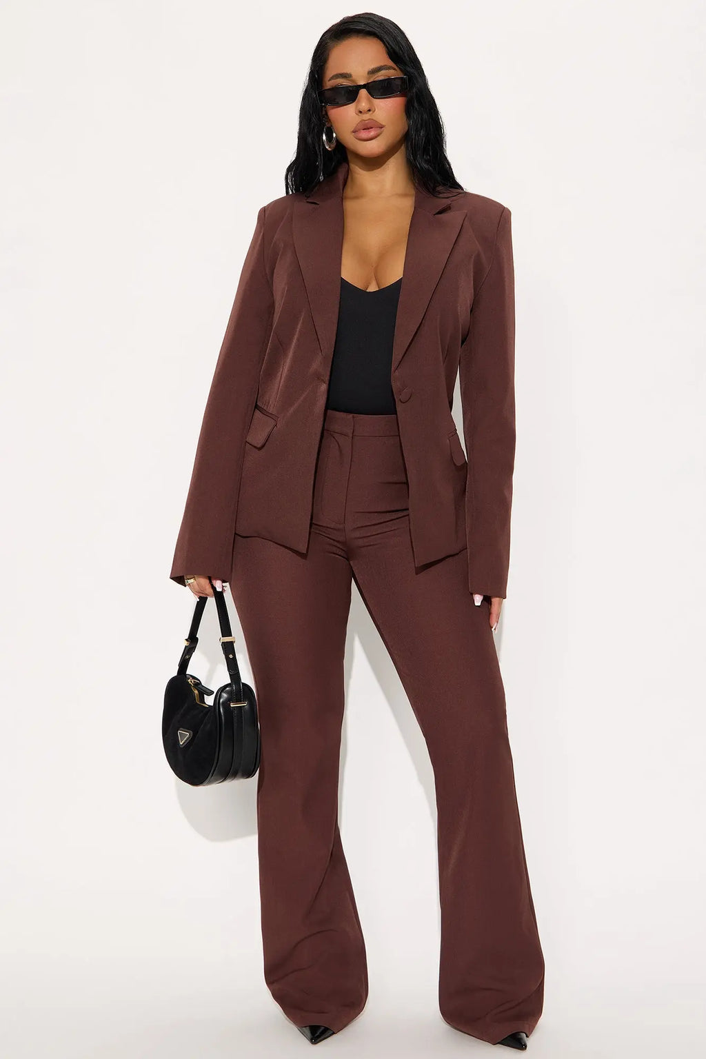 Breaking Even Blazer - Chocolate 
