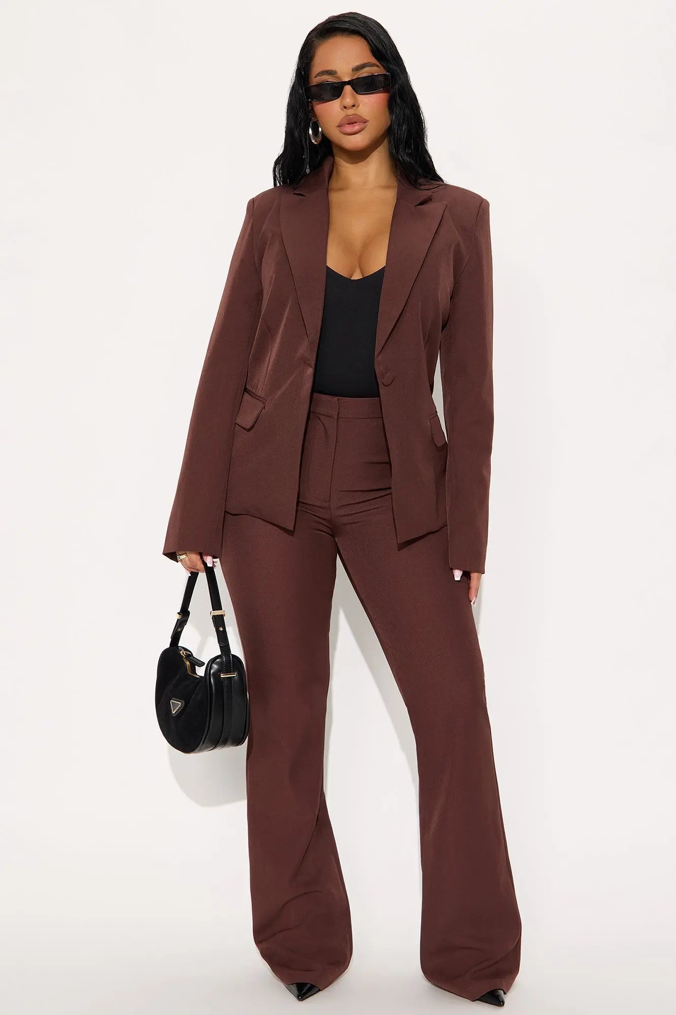 Breaking Even Blazer - Chocolate 