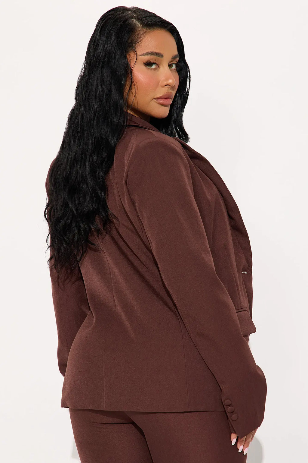 Breaking Even Blazer - Chocolate 
