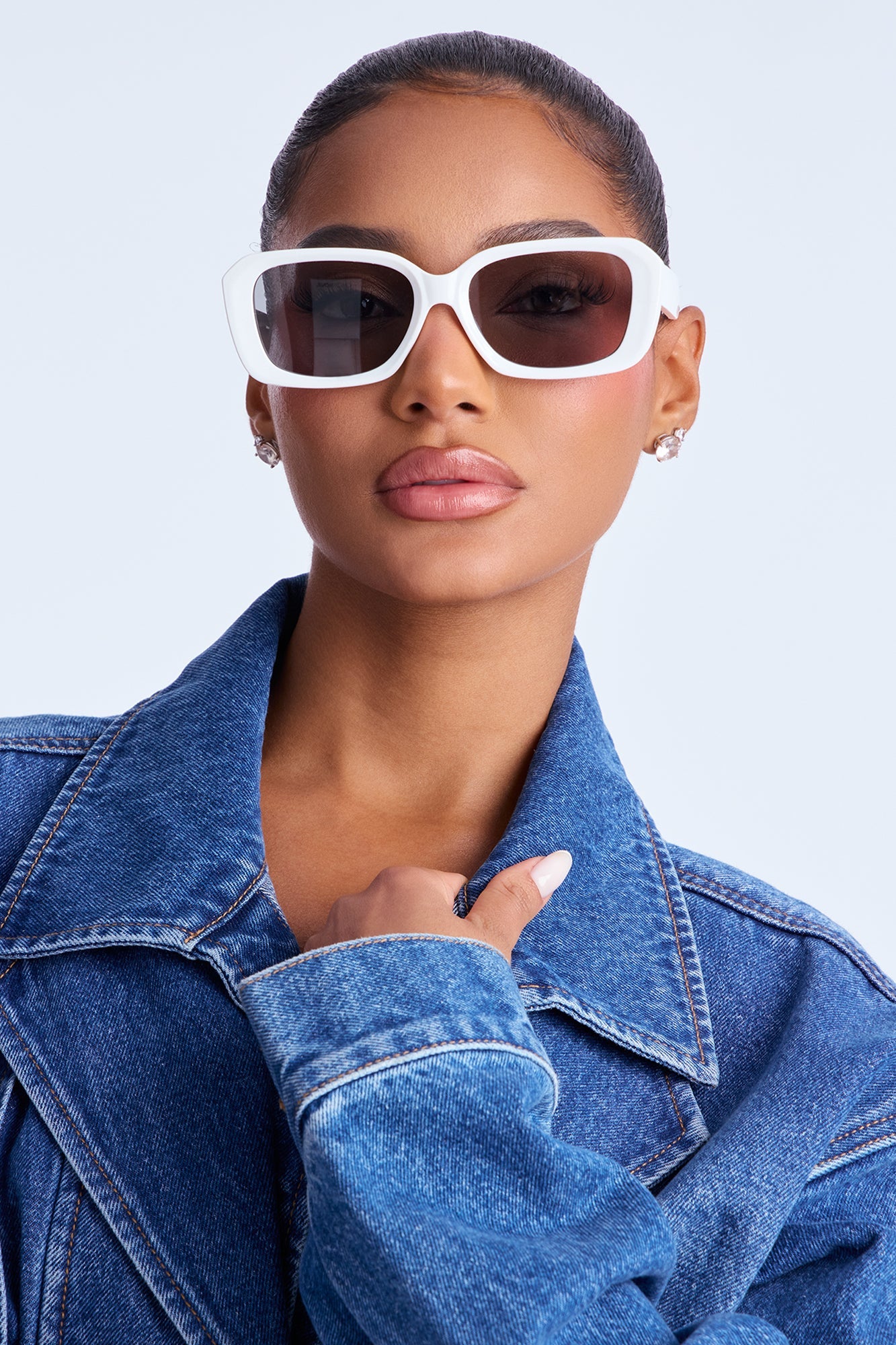 Oxygen Square Sunglasses - White