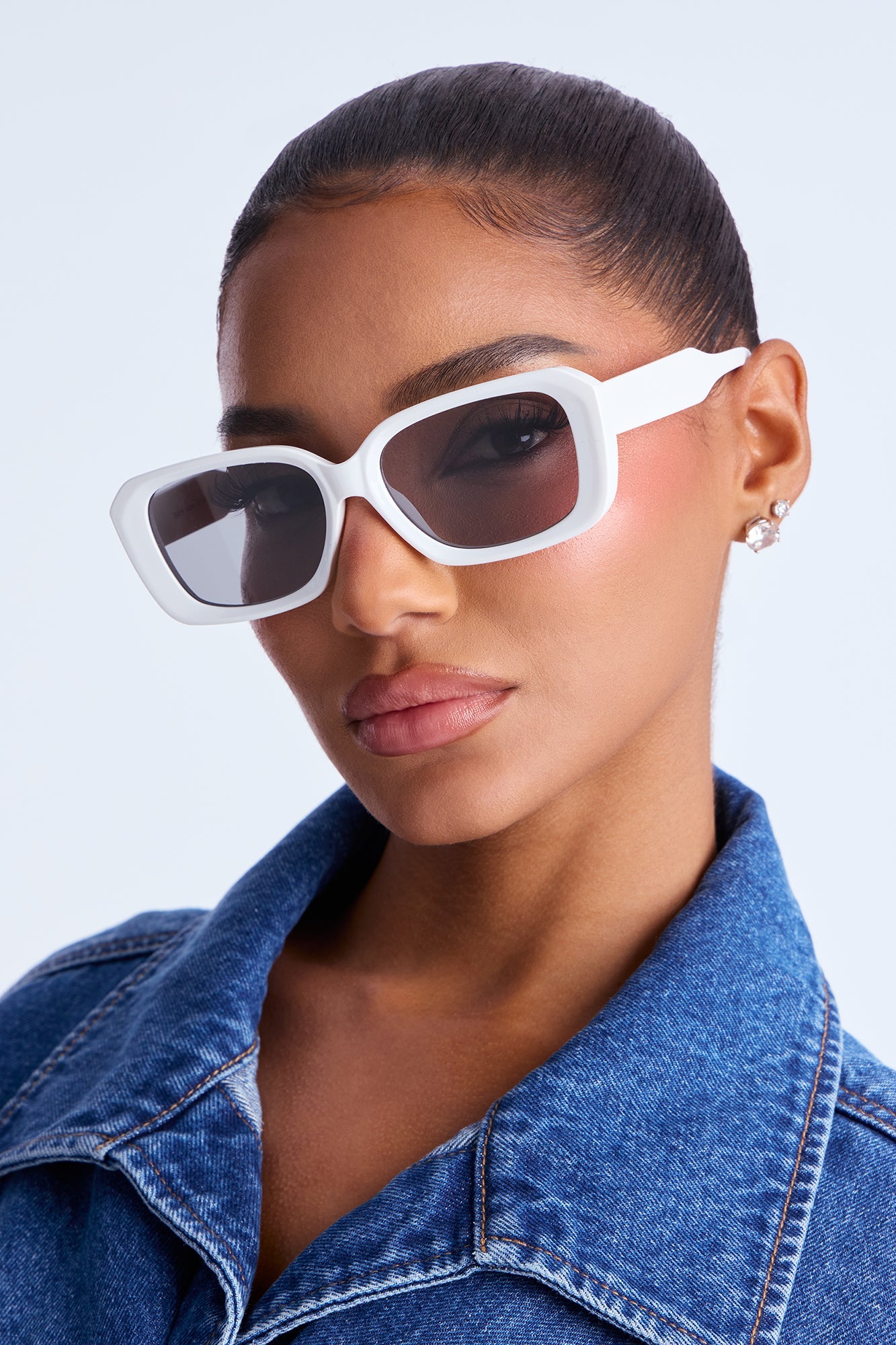 Oxygen Square Sunglasses - White