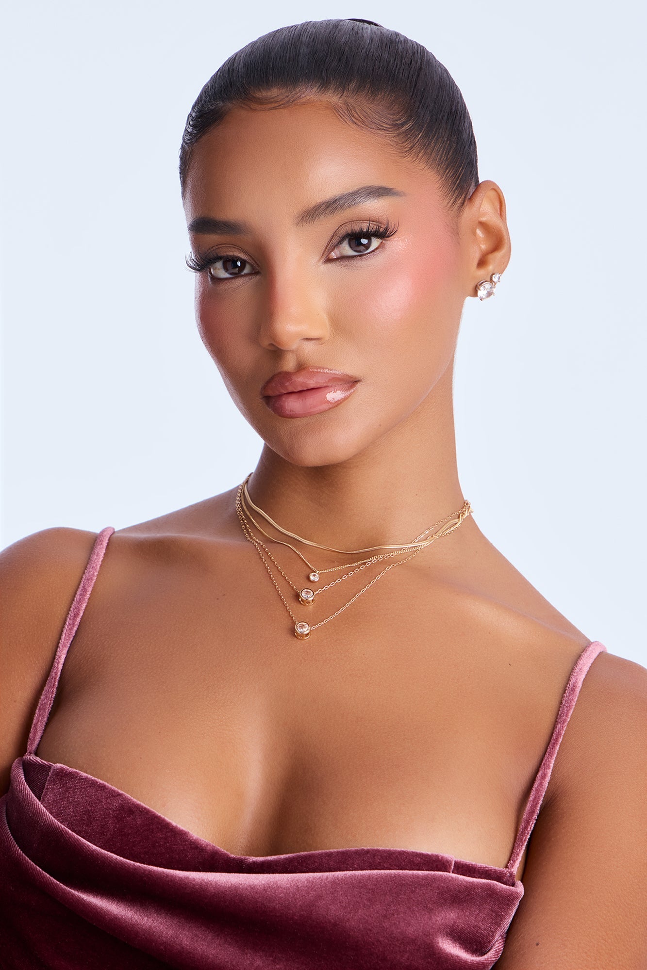 Nancy Layered Necklace - Gold