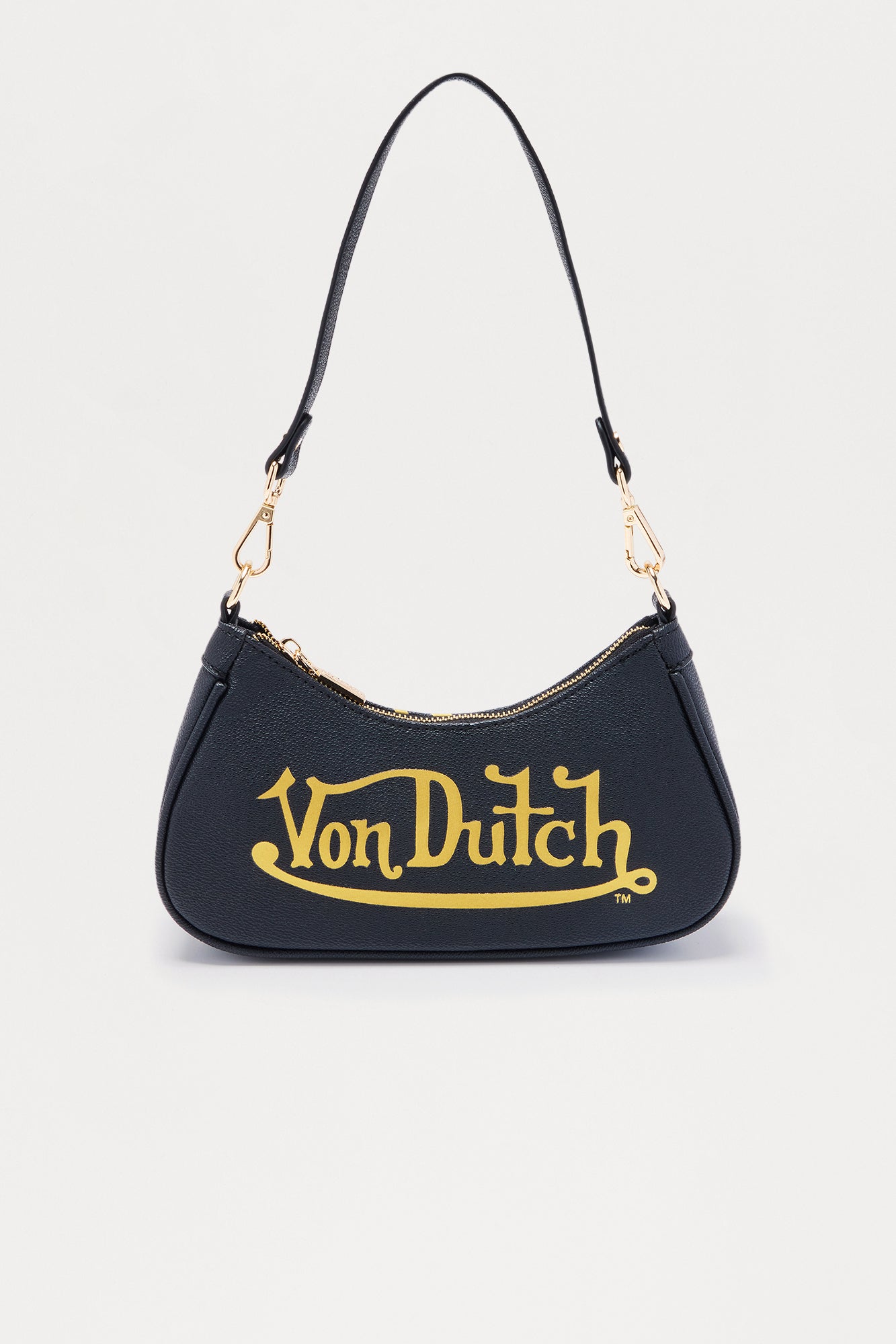 Velveteer Von Dutch Shoulder Bag - Black/Green 